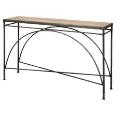 Industrial Iron Console Table