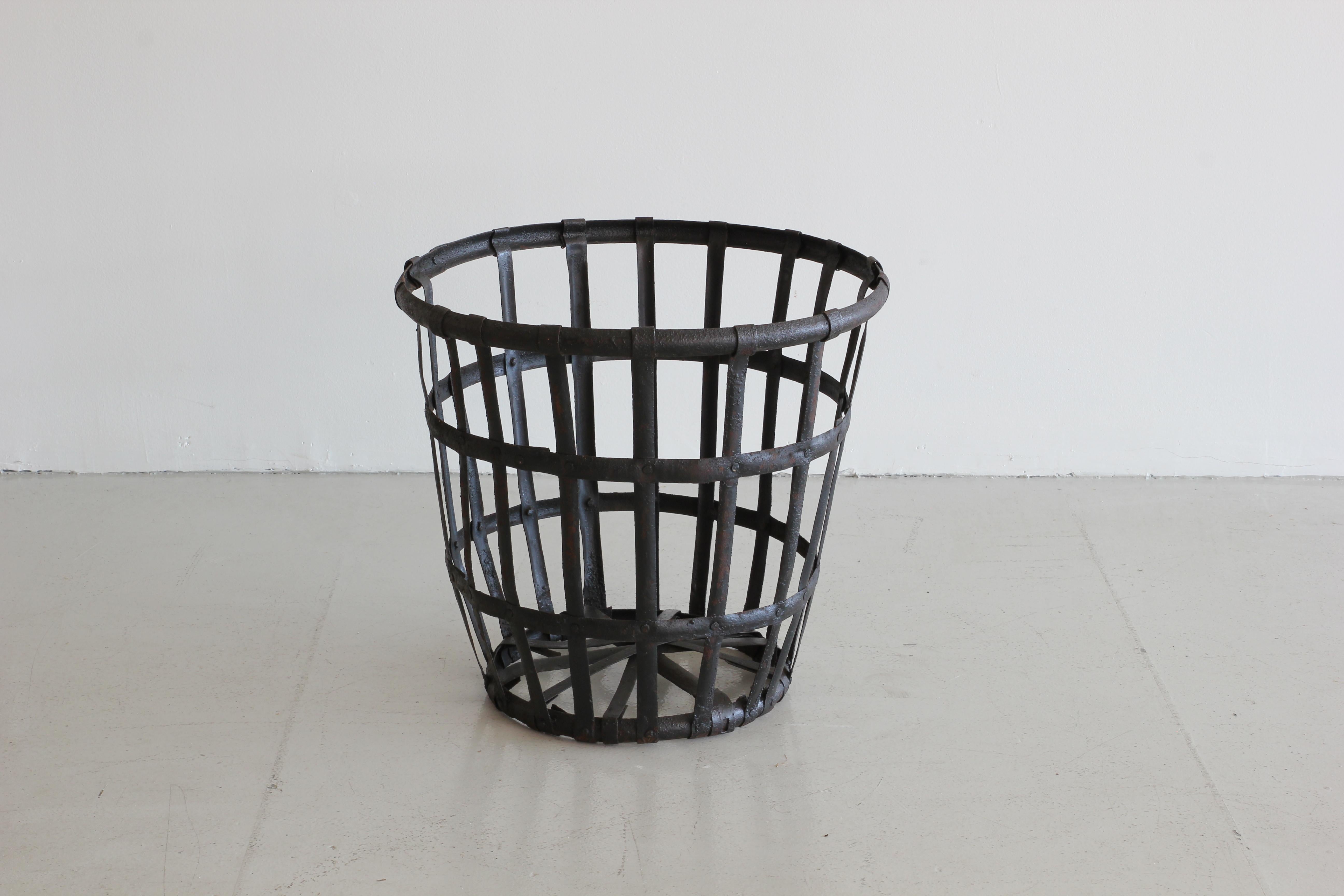 Industrial Iron French Baskets 1