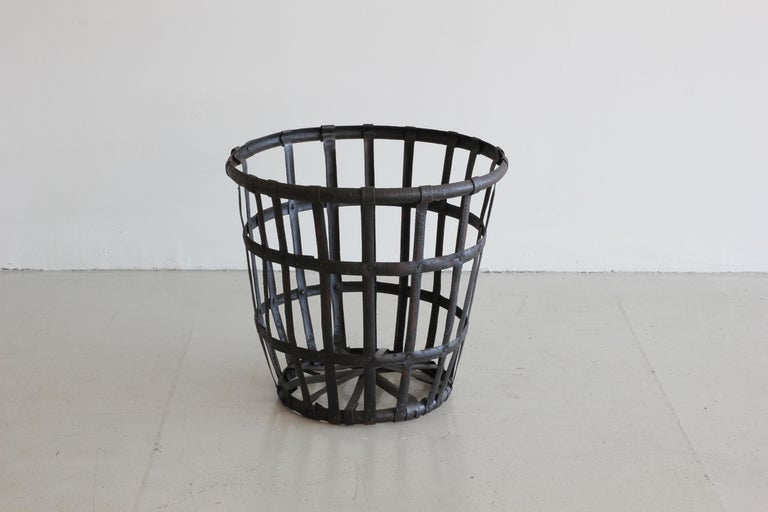 Industrial Iron French Baskets For Sale at 1stdibs