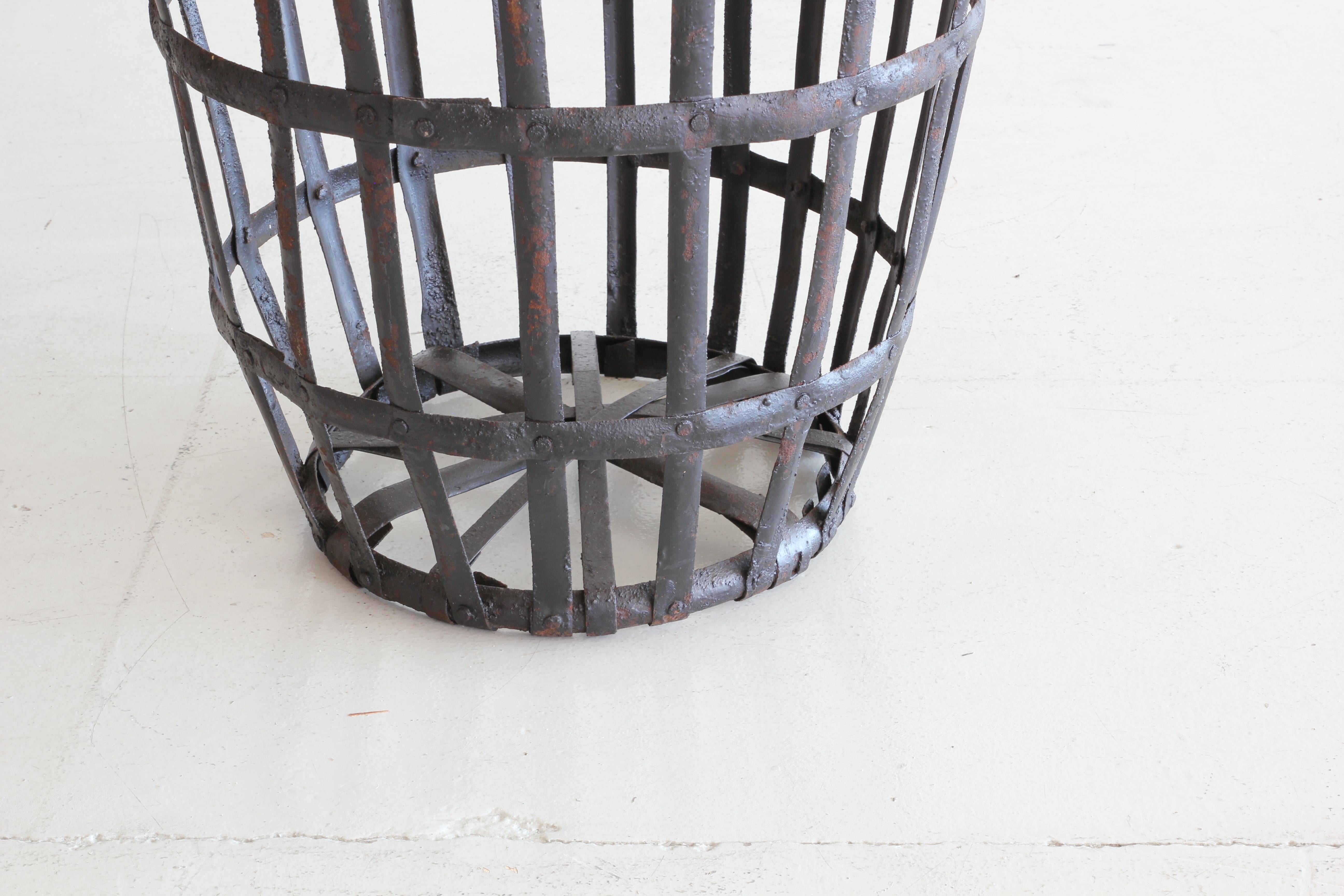 Industrial Iron French Baskets 5