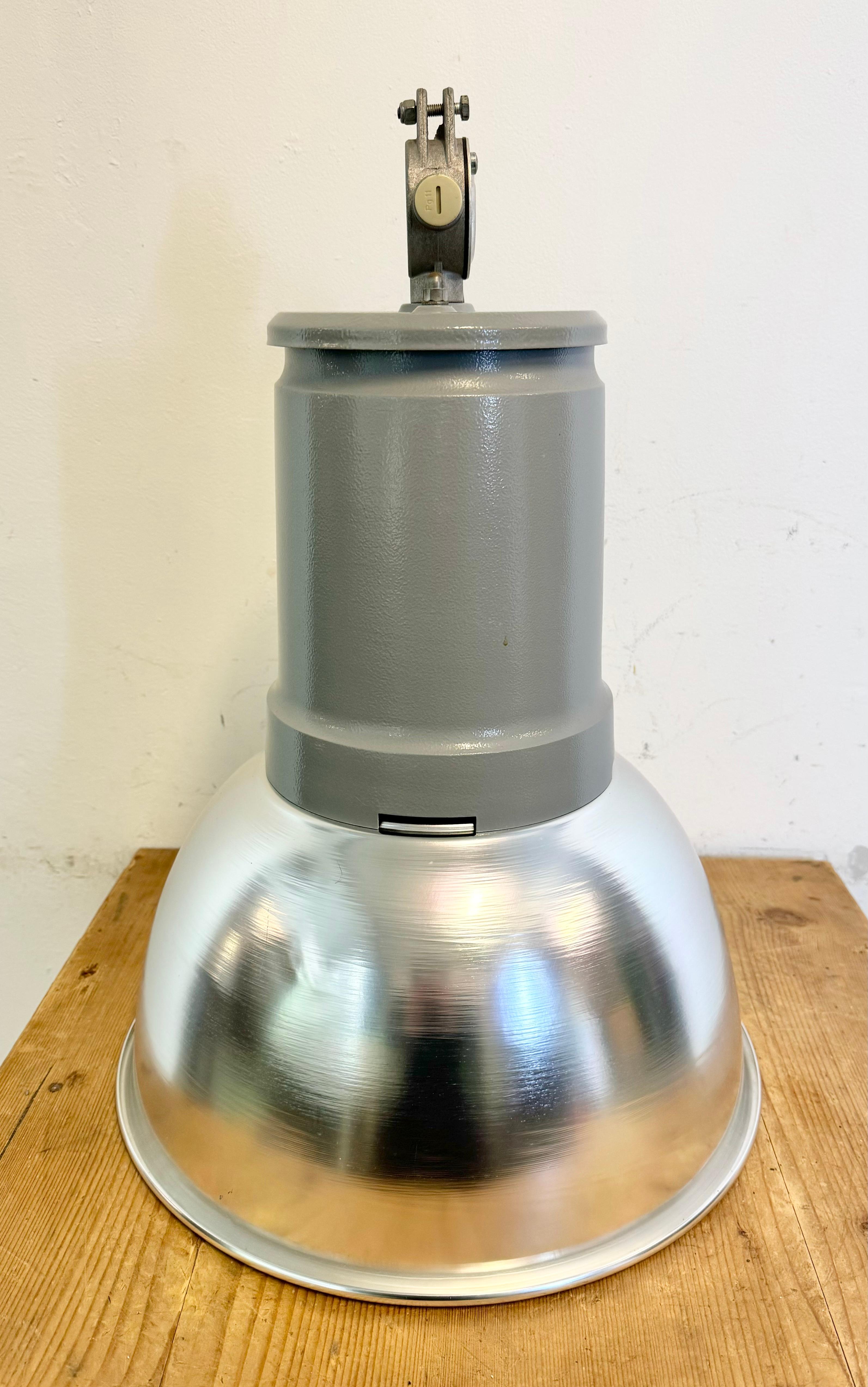 Industrial Italian Aluminium Pendant Lamp from Fael Luce, 1970s For Sale 13