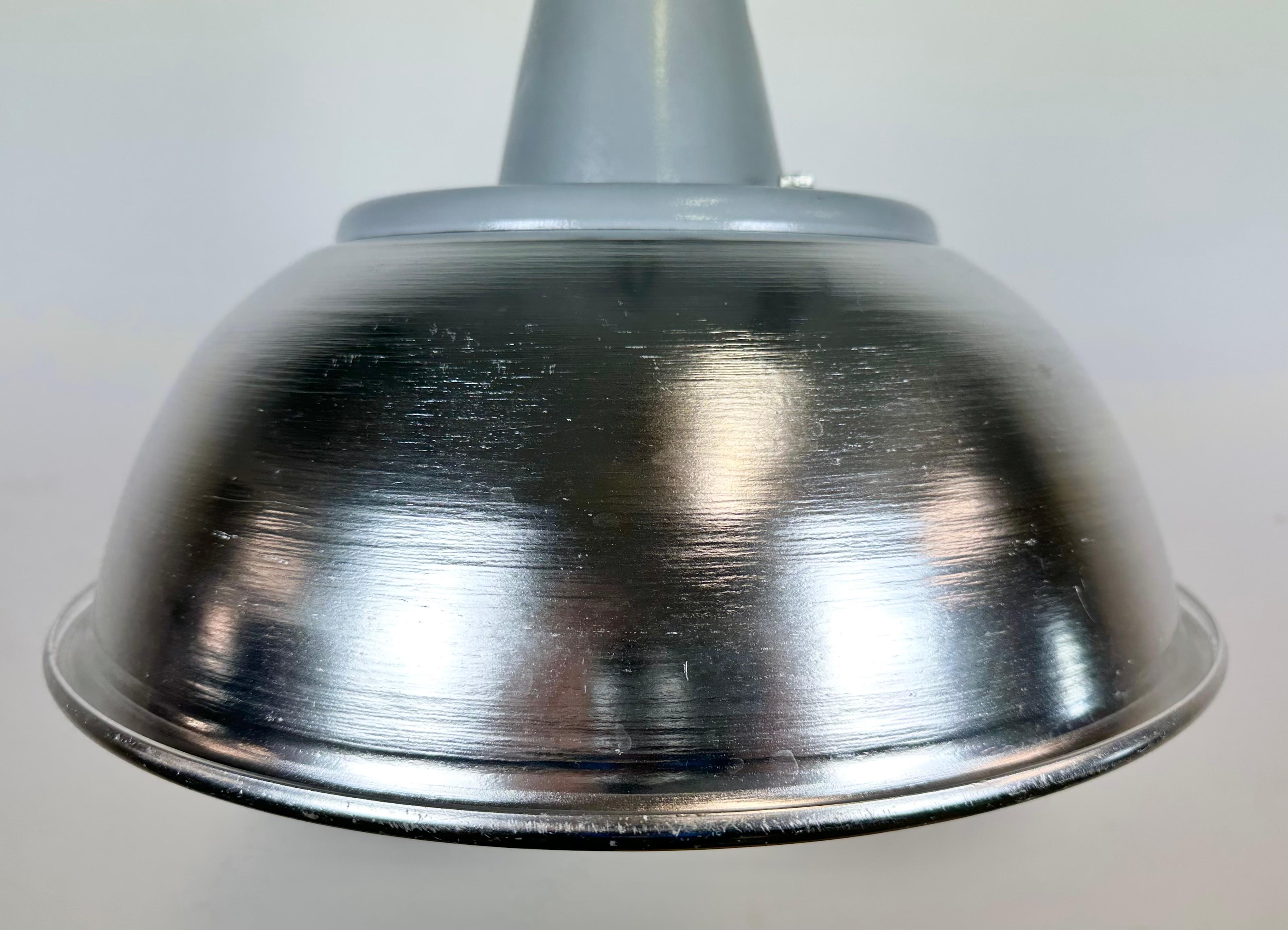 Industrial Italian Aluminium Pendant Lamp from Fael Luce, 1970s In Good Condition For Sale In Kojetice, CZ