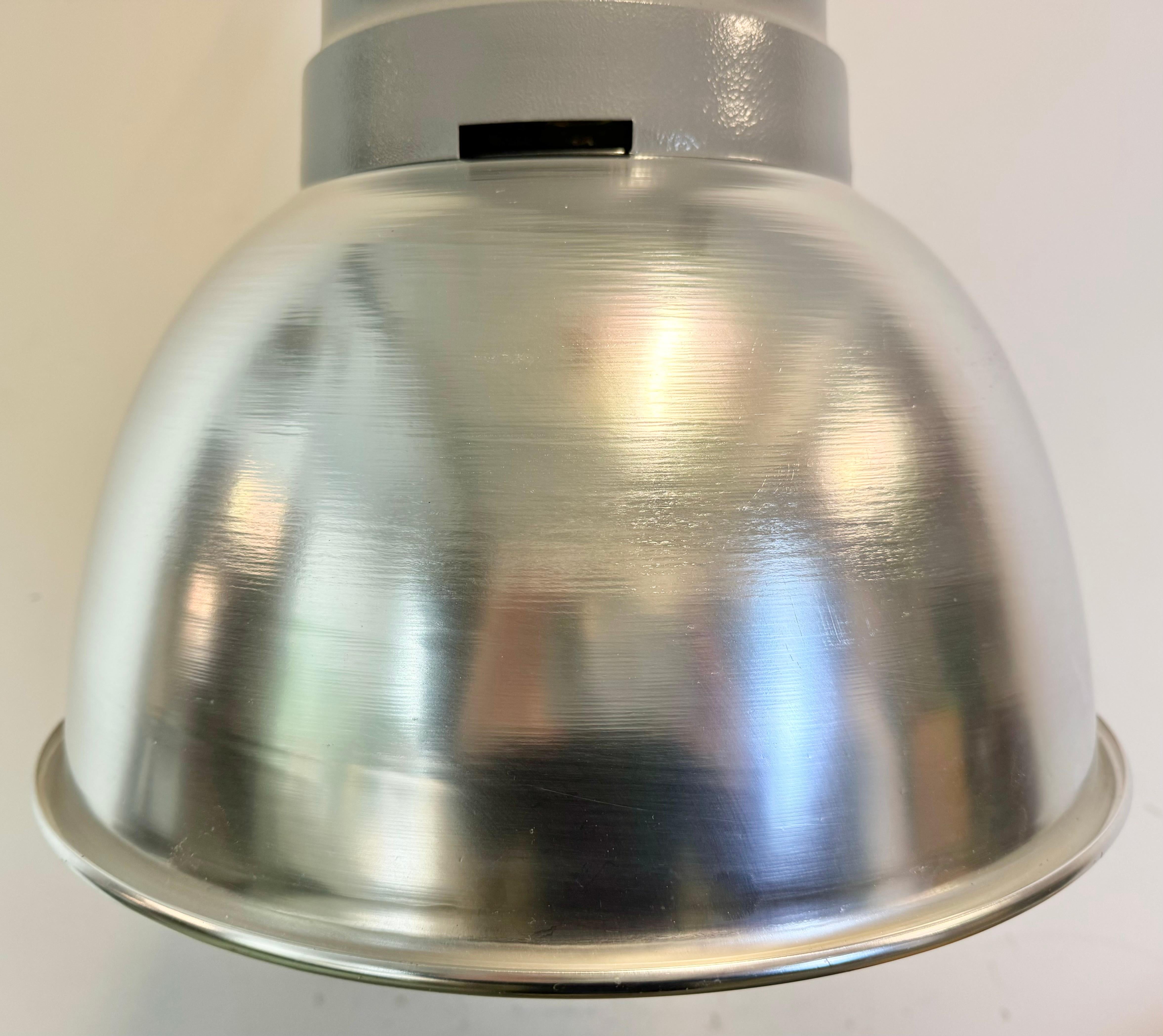 Aluminum Industrial Italian Aluminium Pendant Lamp from Fael Luce, 1970s For Sale