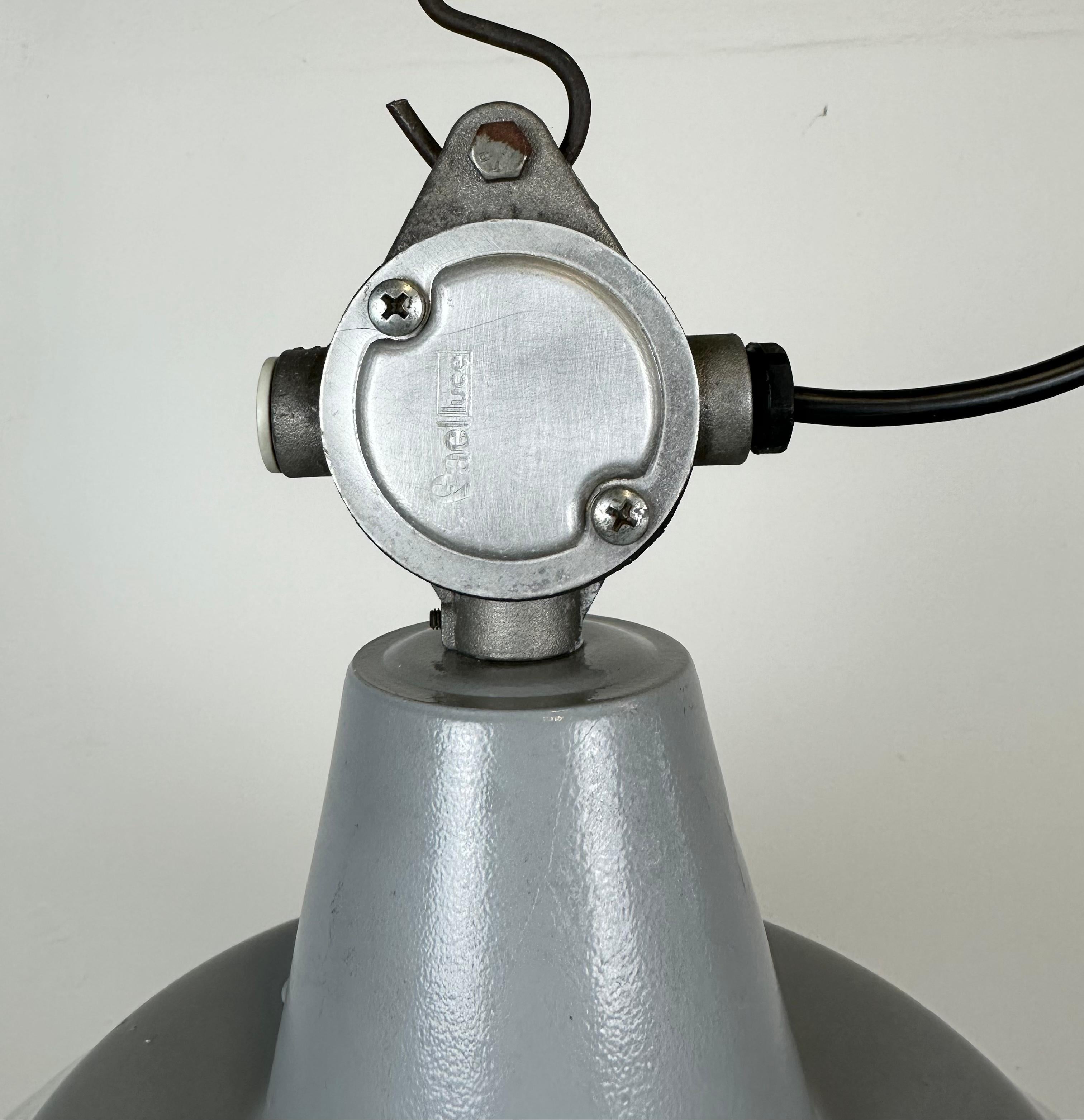 Late 20th Century Industrial Italian Aluminium Pendant Lamp from Fael Luce, 1970s For Sale