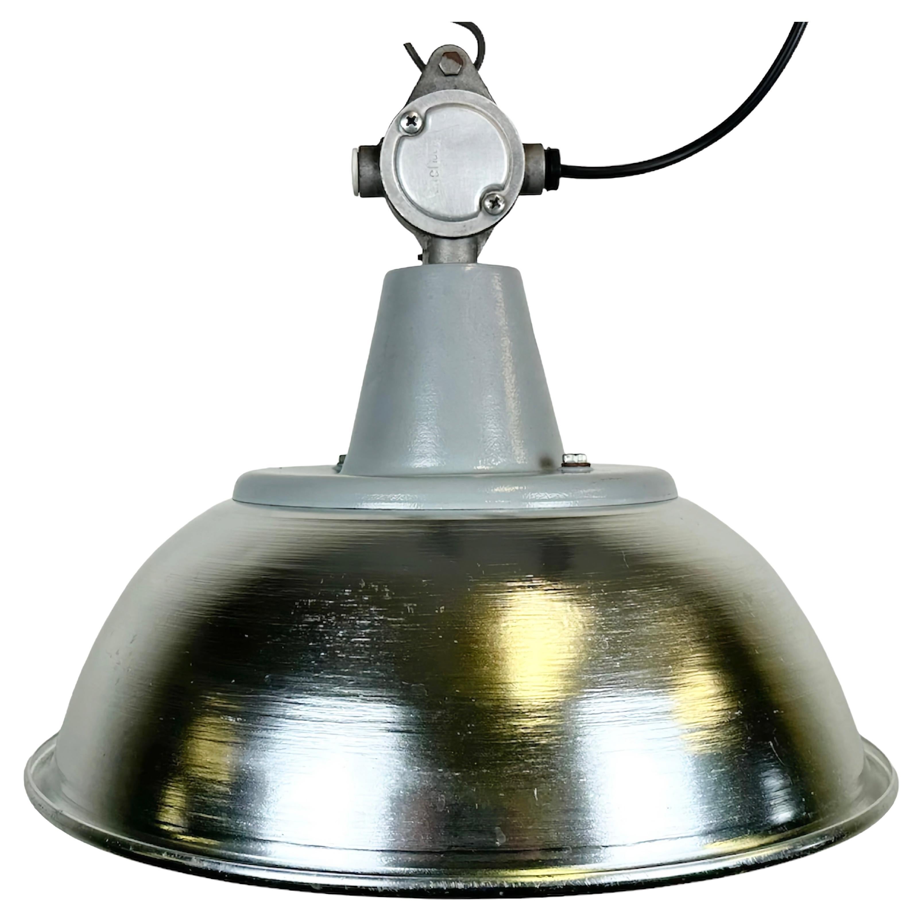 Industrial Italian Aluminium Pendant Lamp from Fael Luce, 1970s For Sale