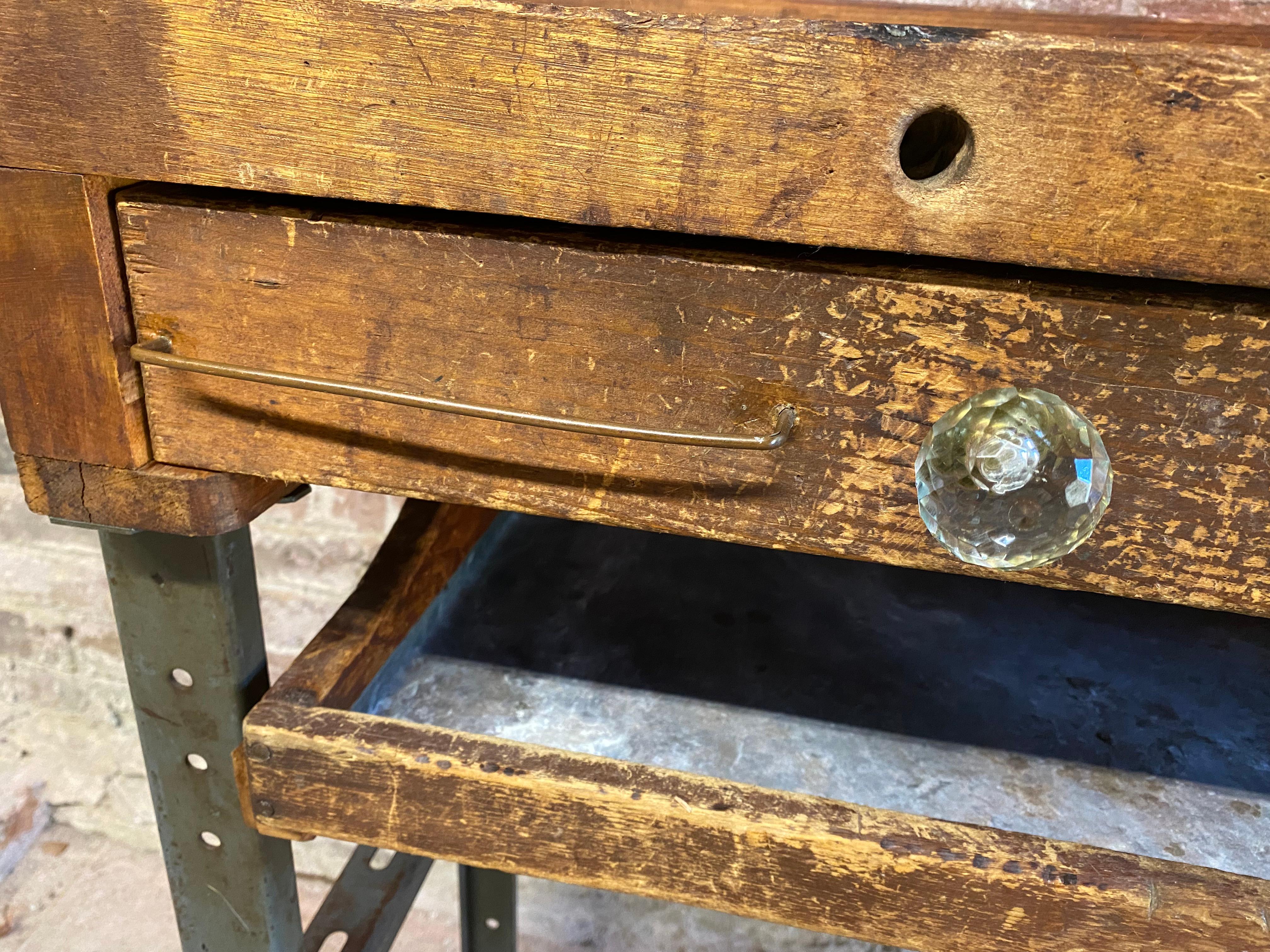 Industrial Jeweler's Bench Work Table 2