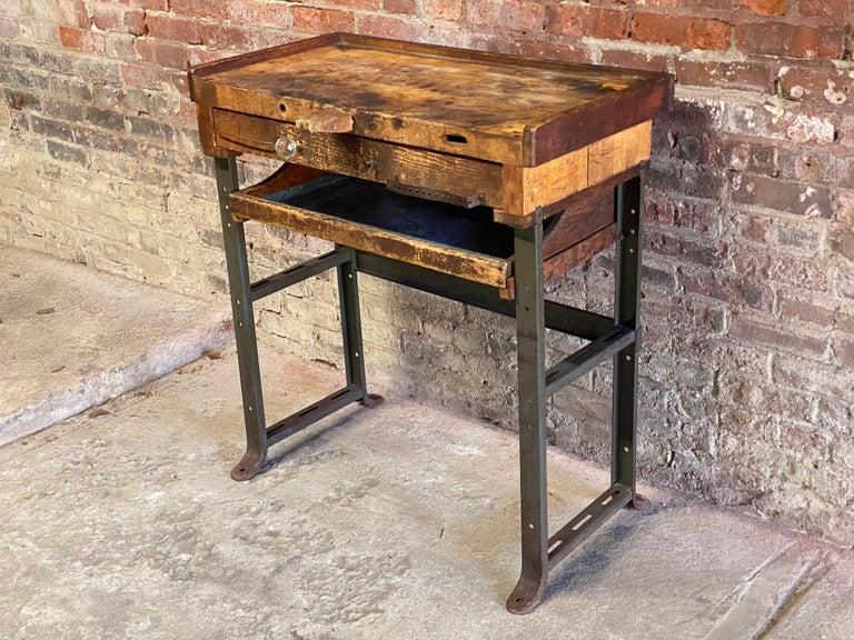 Industrial Jewelers Bench/ Work Table at 1stDibs