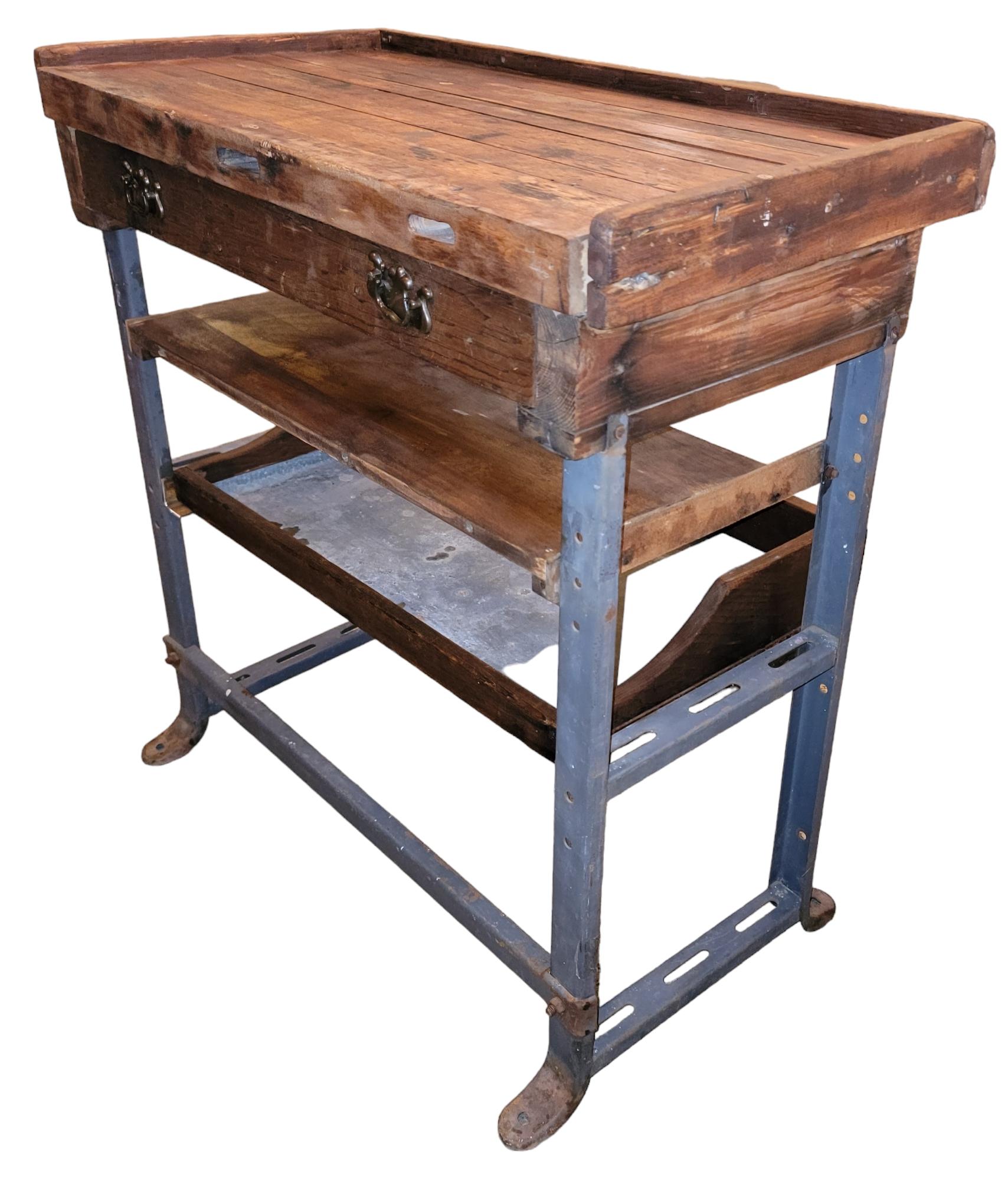 American Industrial Jewelers Bench/ Work Table