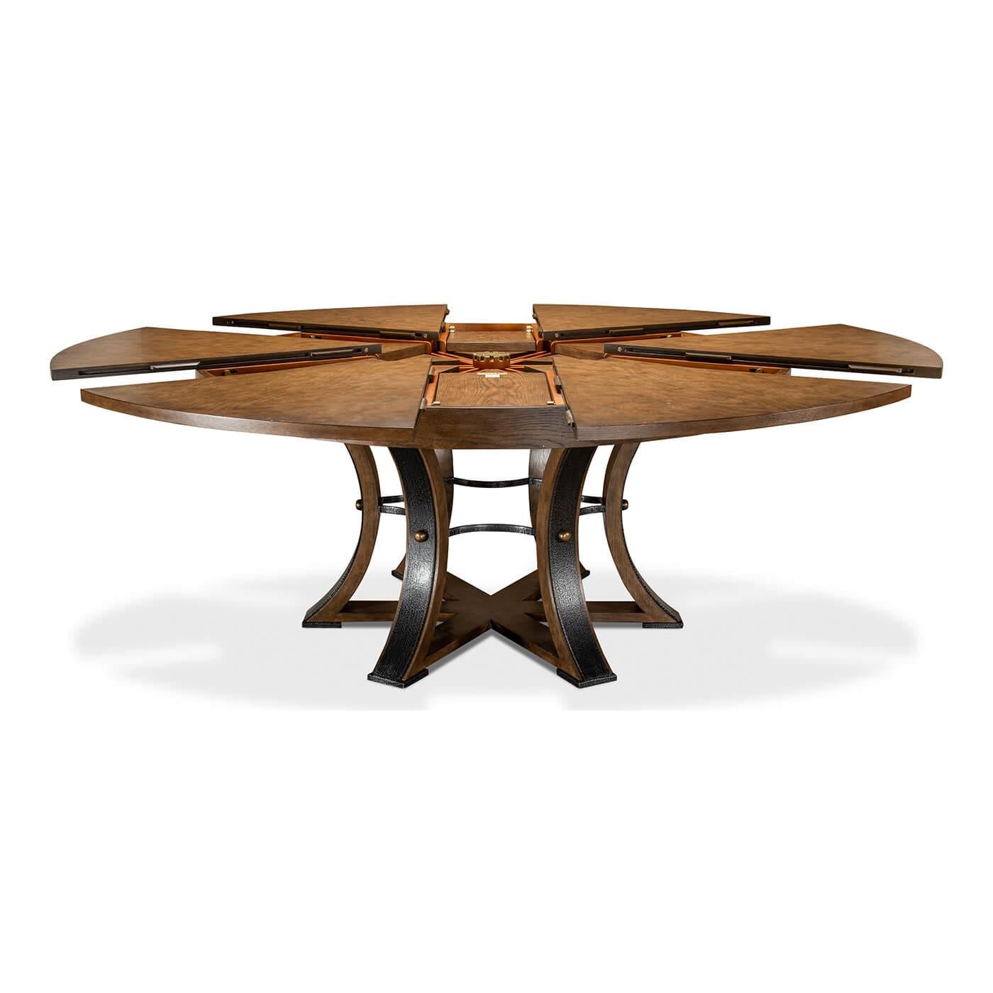 industrial extension dining table
