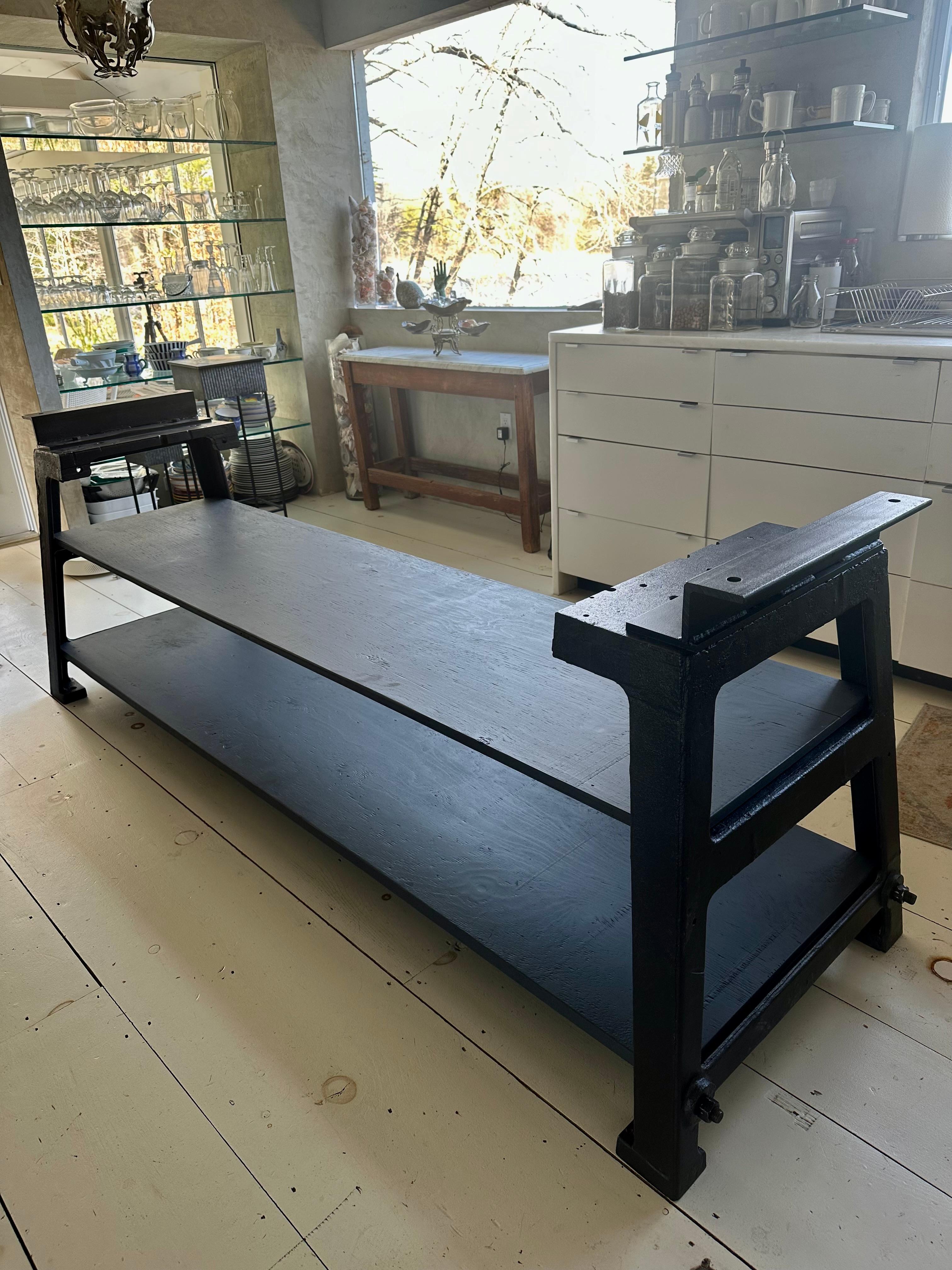 Custom Industrial Kitchen Island or Work Table Base For Sale 1