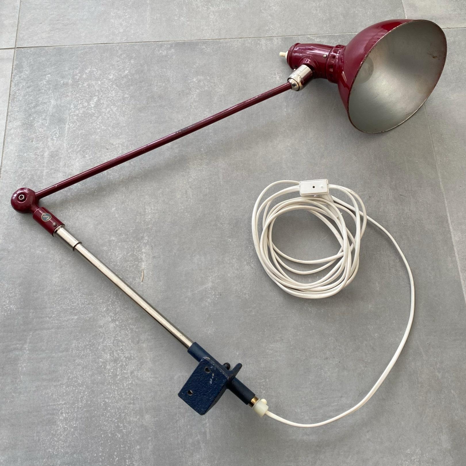 Lampe industrielle Triplex Lillpendel de Johan Petter Johansson, Suède, années 1940 en vente 7