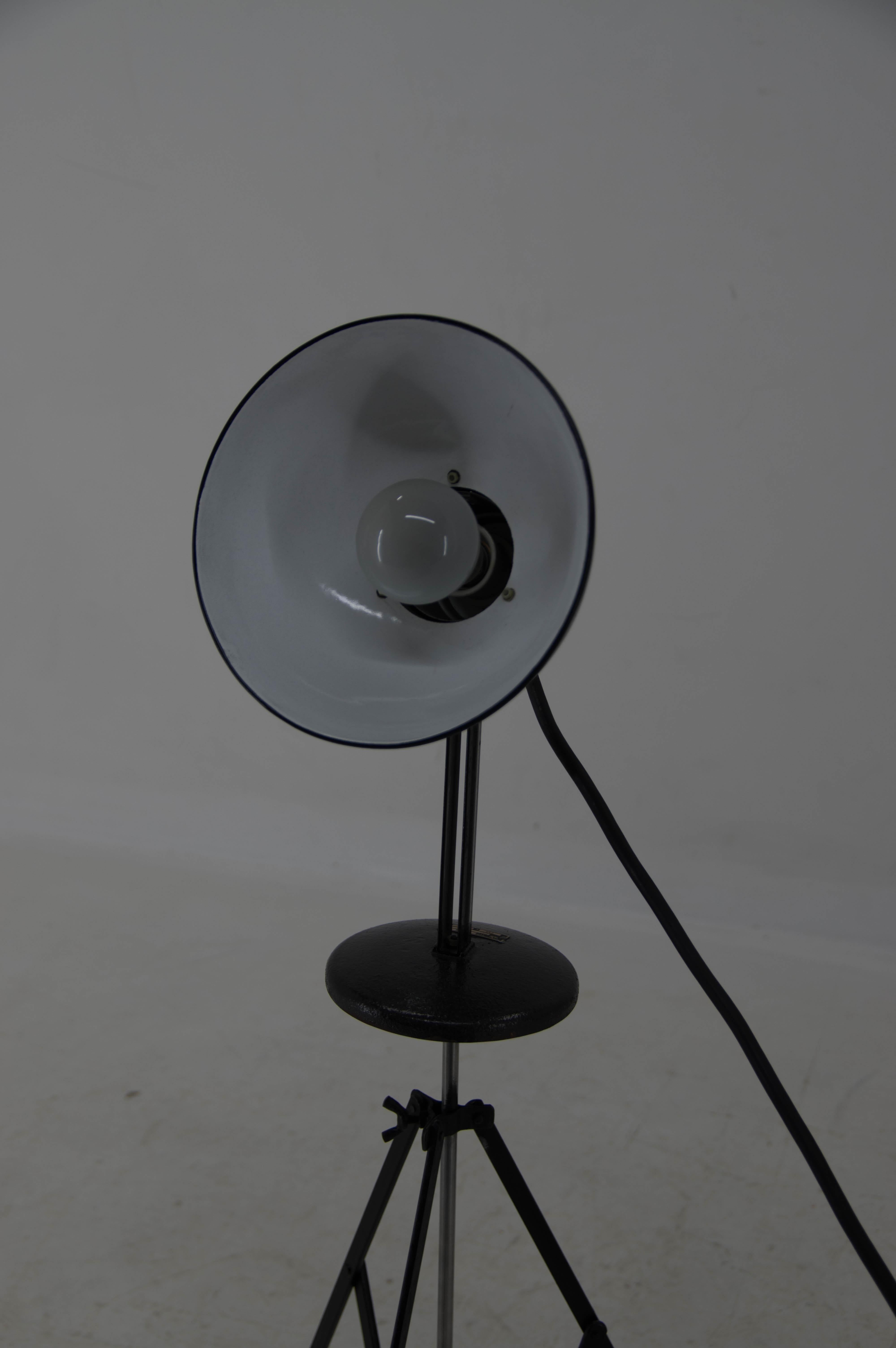 Industrial Lamp with Adjustable Shade, 1960s For Sale 2