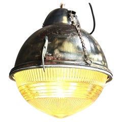 Industrial lamps with glass, 1930s