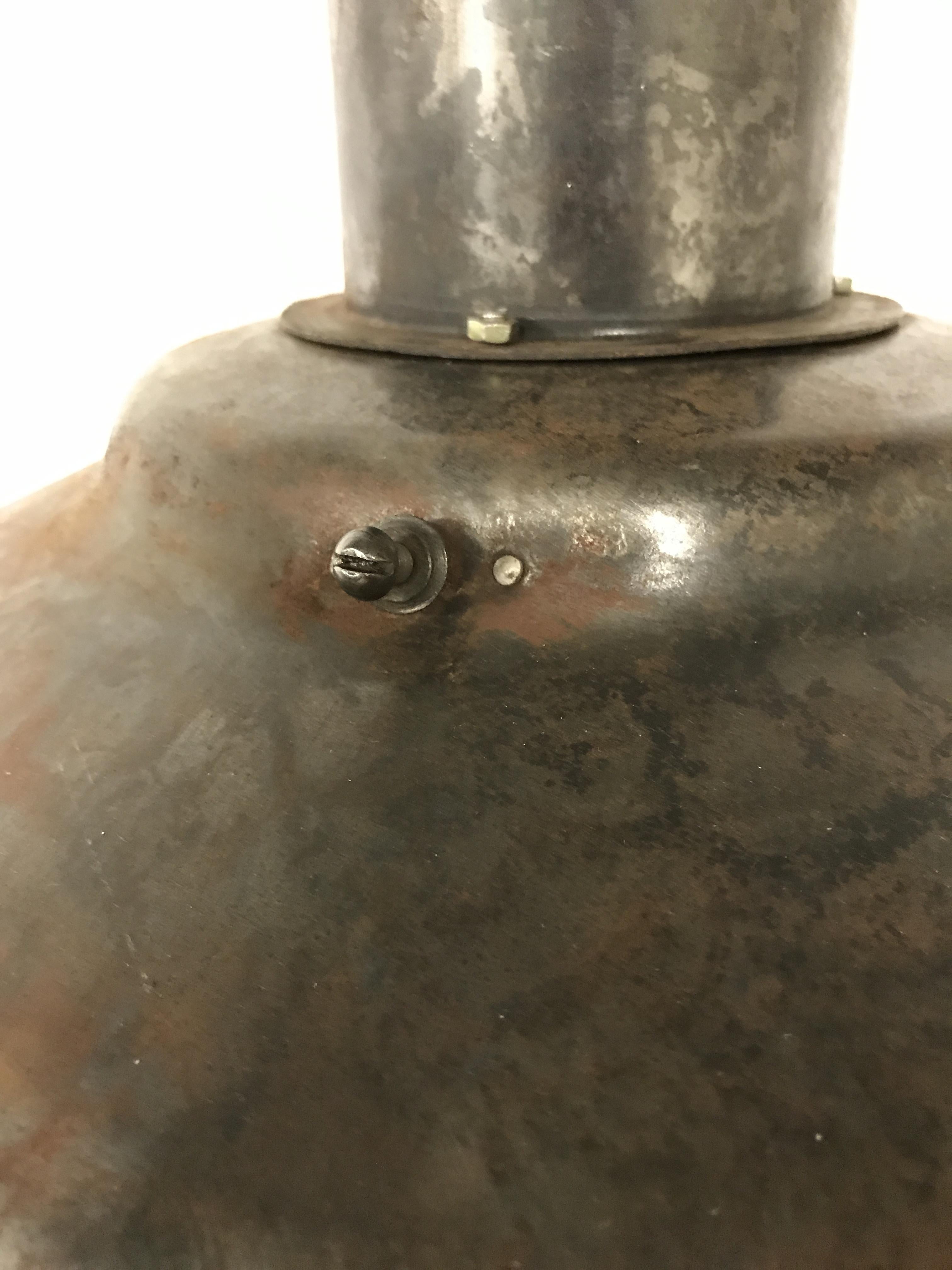 Industrielle Lampen aus Opalglas mit Opalglas, 1960er Jahre im Angebot 3