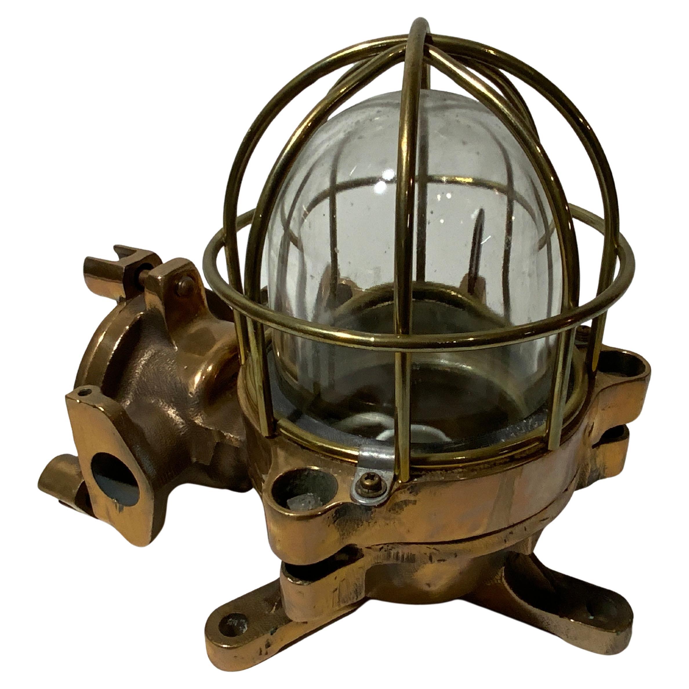 Industrial Lighting Fixture from a Ship