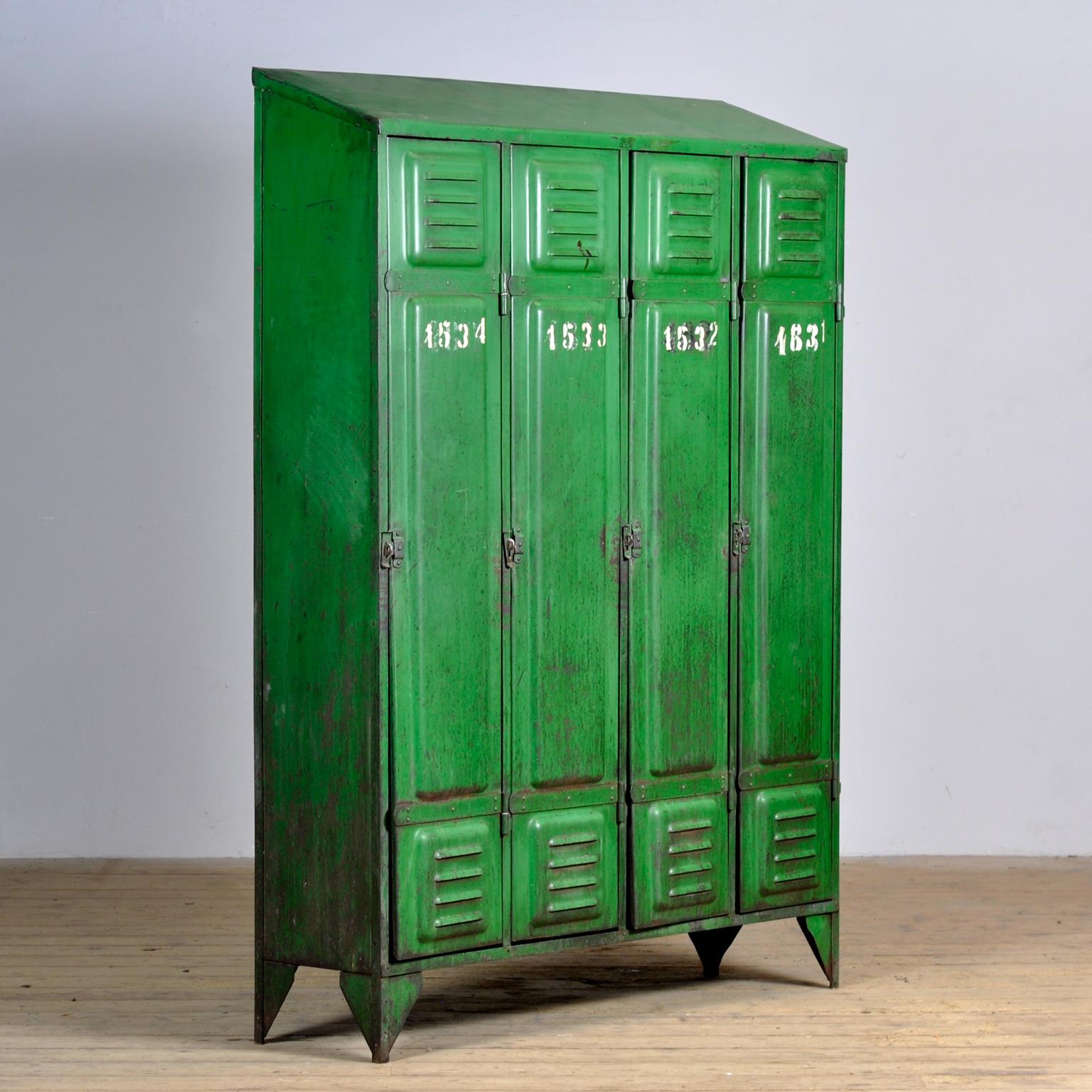 French Industrial locker, 1940s For Sale