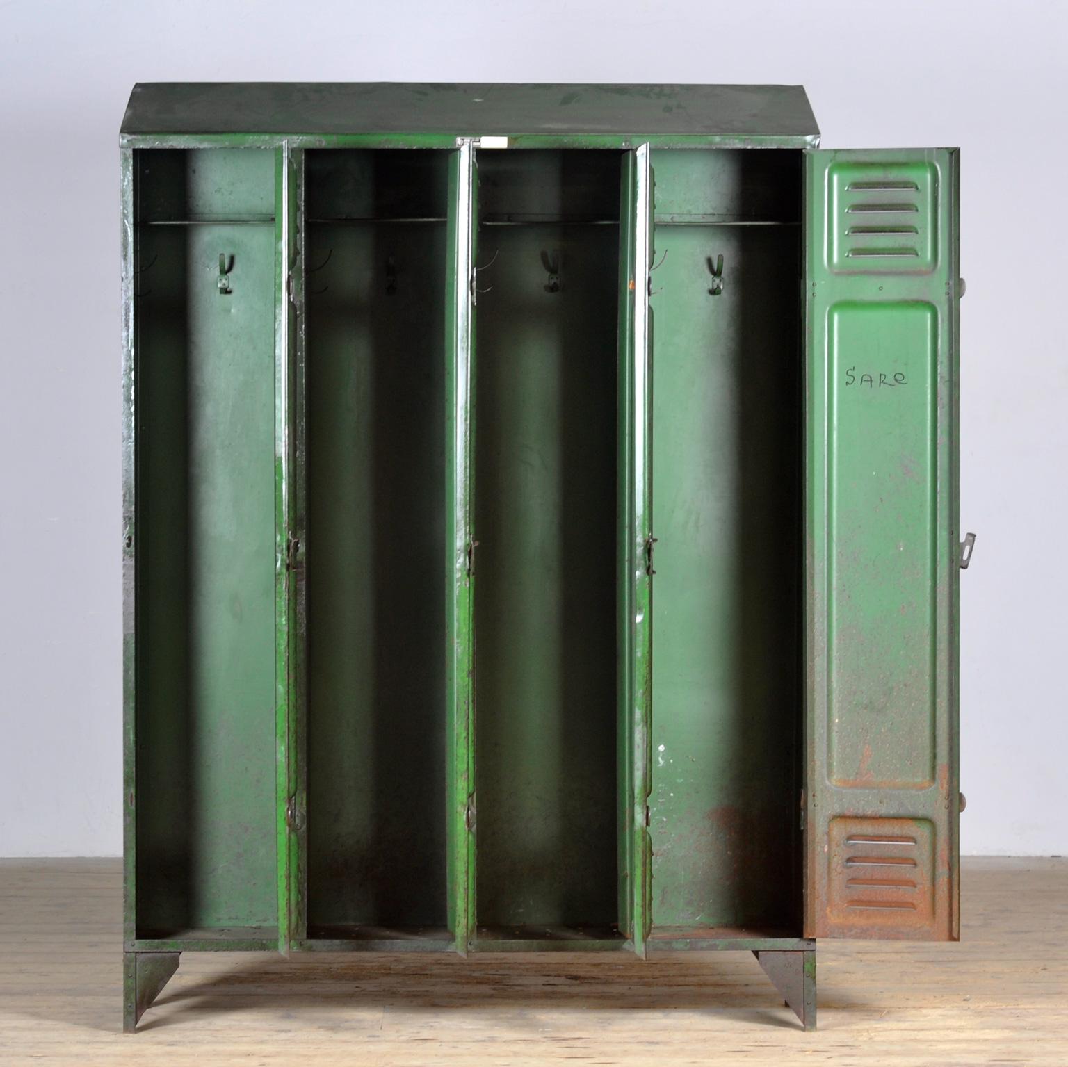Mid-20th Century Industrial locker, 1940s