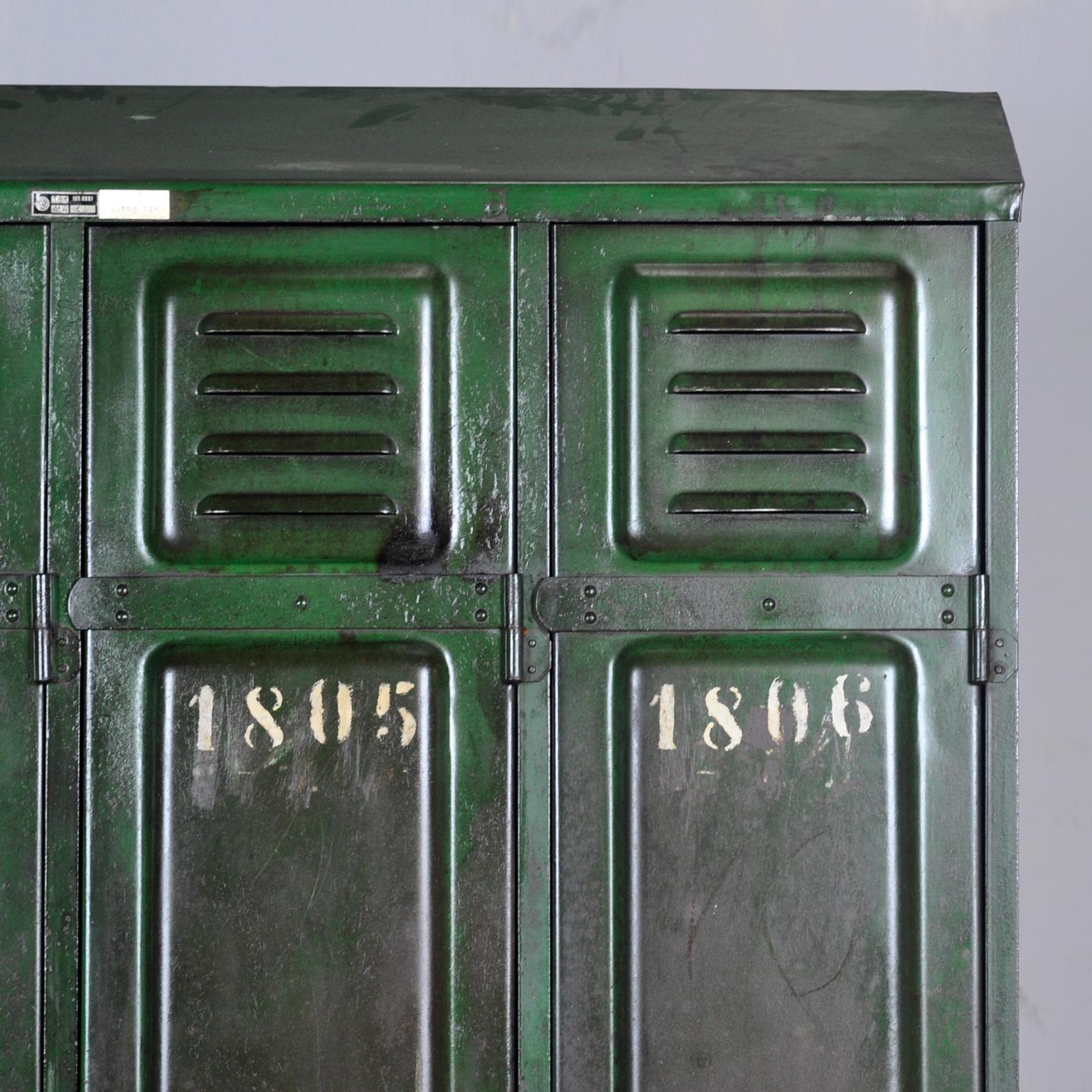 Iron Industrial locker, 1940s