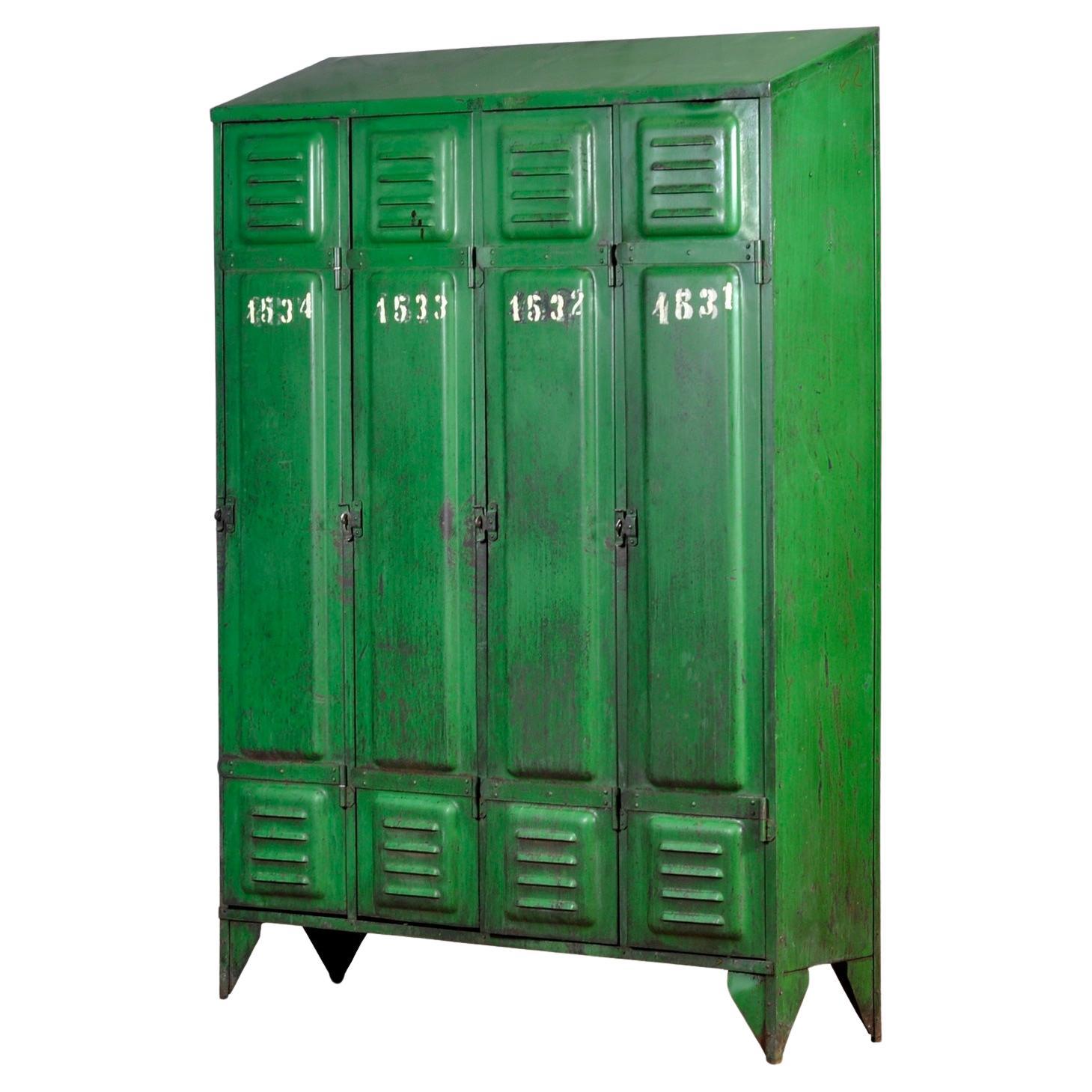 Industrial locker, 1940s For Sale
