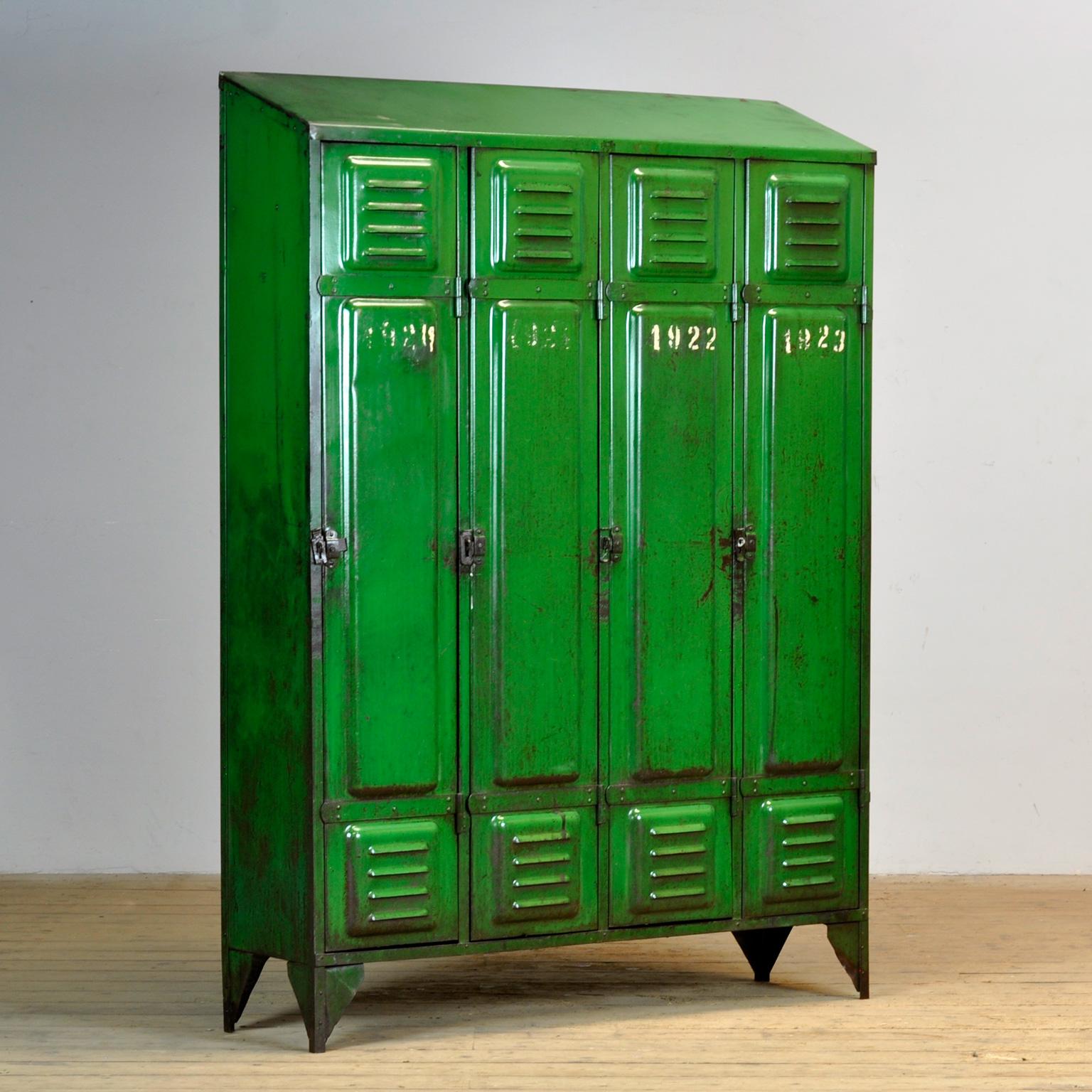 French Industrial locker, 1950s For Sale