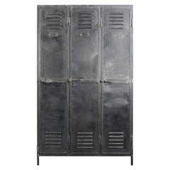 Antique Industrial Lockers by August Blodner, circa 1920s