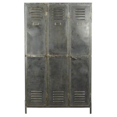 Antique Industrial Lockers by August Blodner, circa 1920s