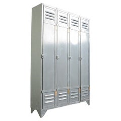 Vintage Industrial Lockers by Duprez Et Cie Lille, Circa 1930s