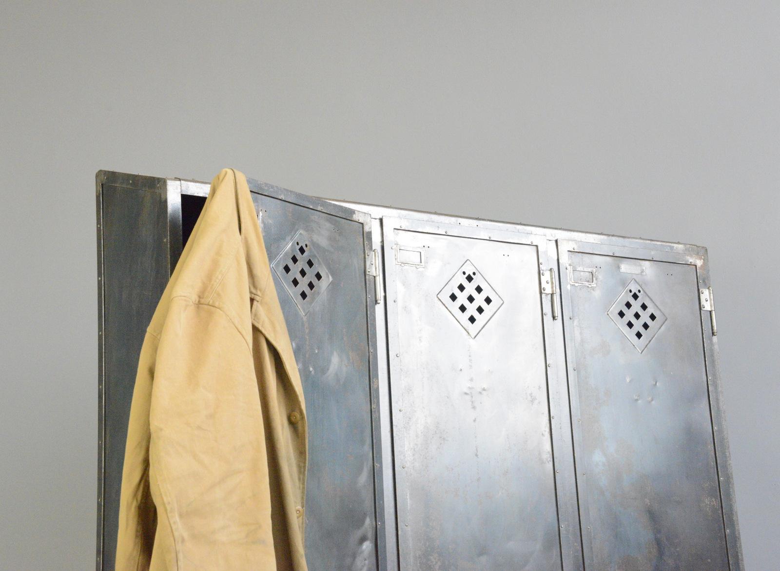 Swiss Industrial Lockers by Hulftegger & Co Zurich circa 1920s