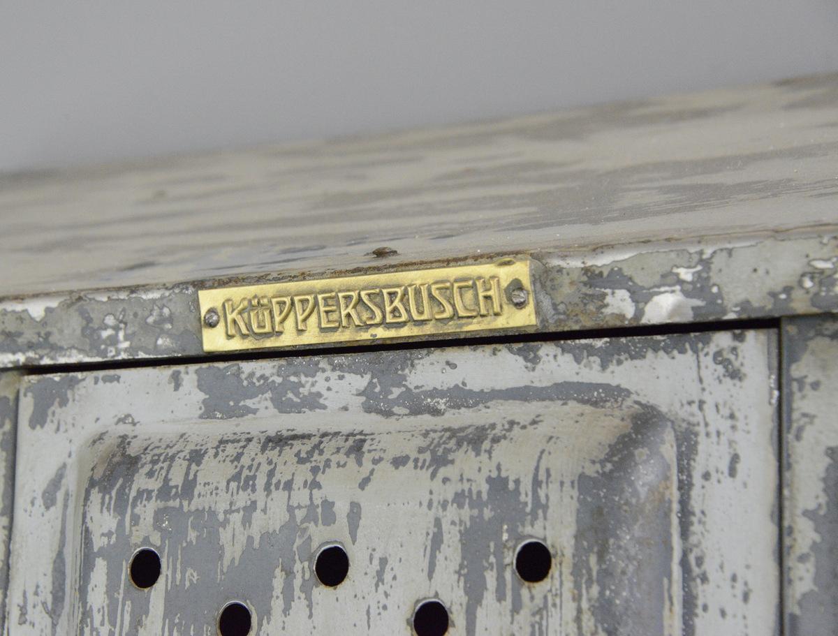 Steel Industrial Lockers by Kuppersbusch, circa 1920s