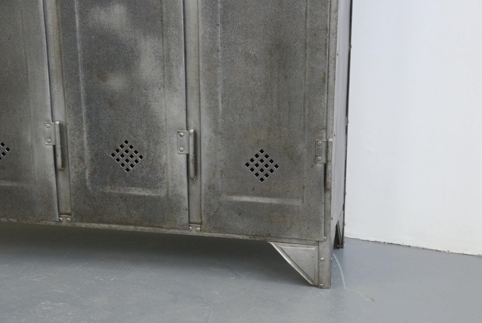 Industrial Lockers by Otto Kind, circa 1920s In Good Condition In Gloucester, GB