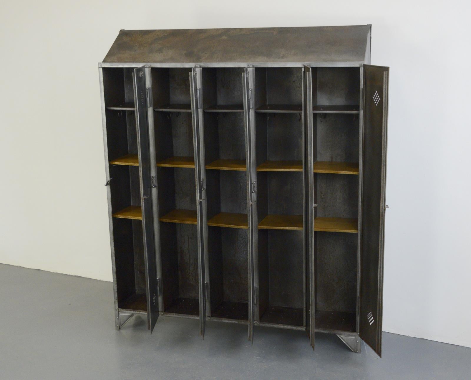 Industrial Lockers by Otto Kind, circa 1920s 3