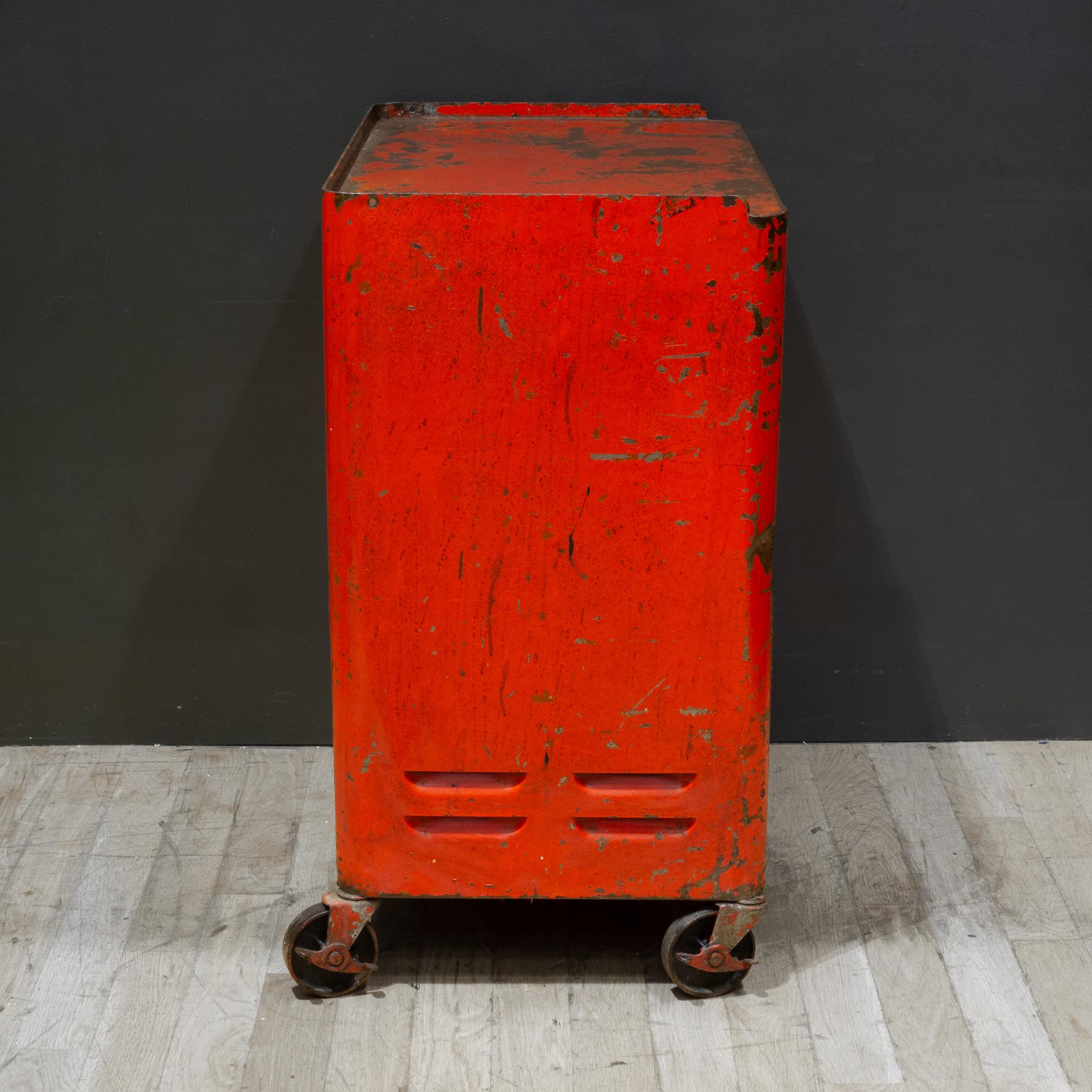 Industrial Machinist Rolling Tool Cart c.1940 1