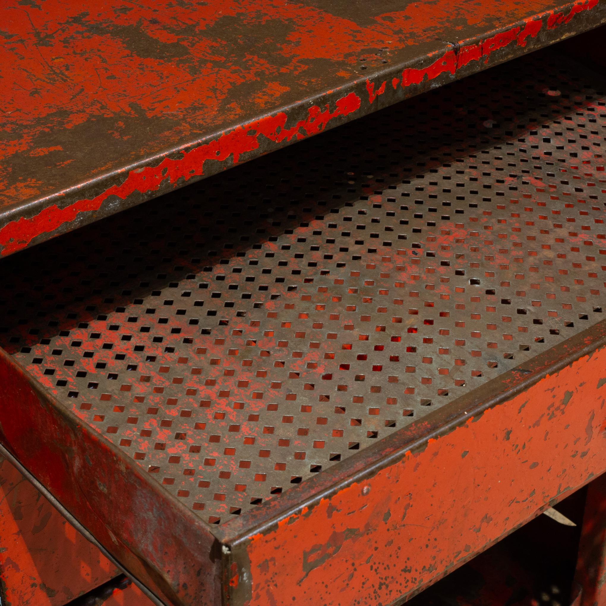 Industrial Machinist Rolling Tool Cart c.1940 4
