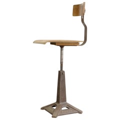 Industrial Machinists Chair by Singer, circa 1930s