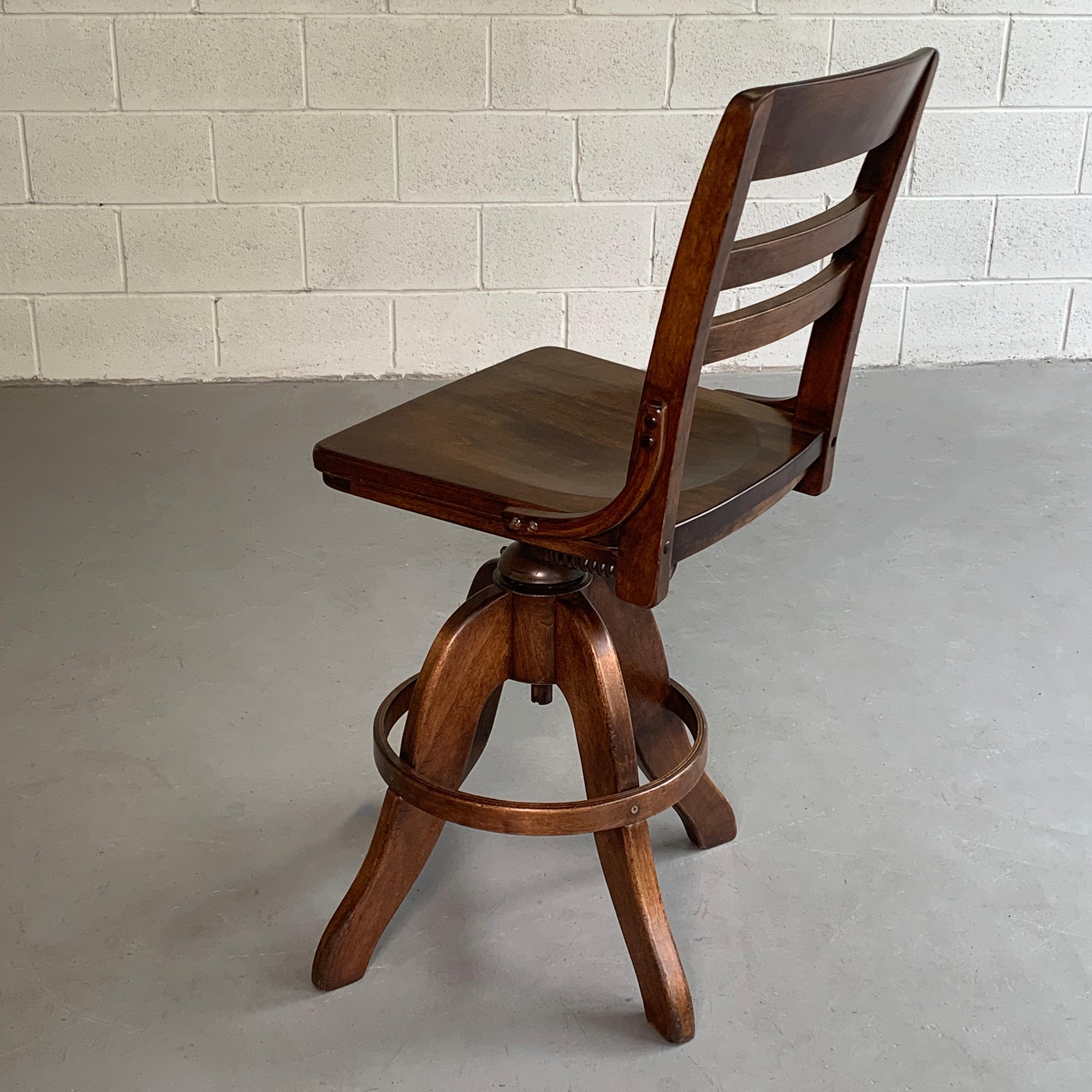shop stool with backrest
