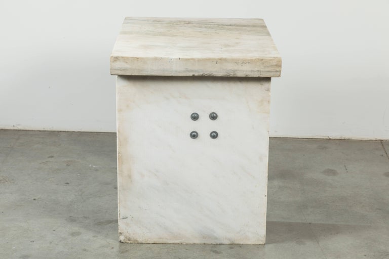 Industrial Marble Slab Candy Maker, Bakery or Lab Work Table For Sale