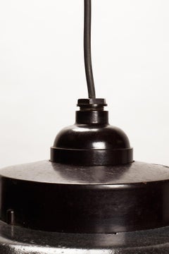 Industrial Metal and Bakelite Light, Italy 1900