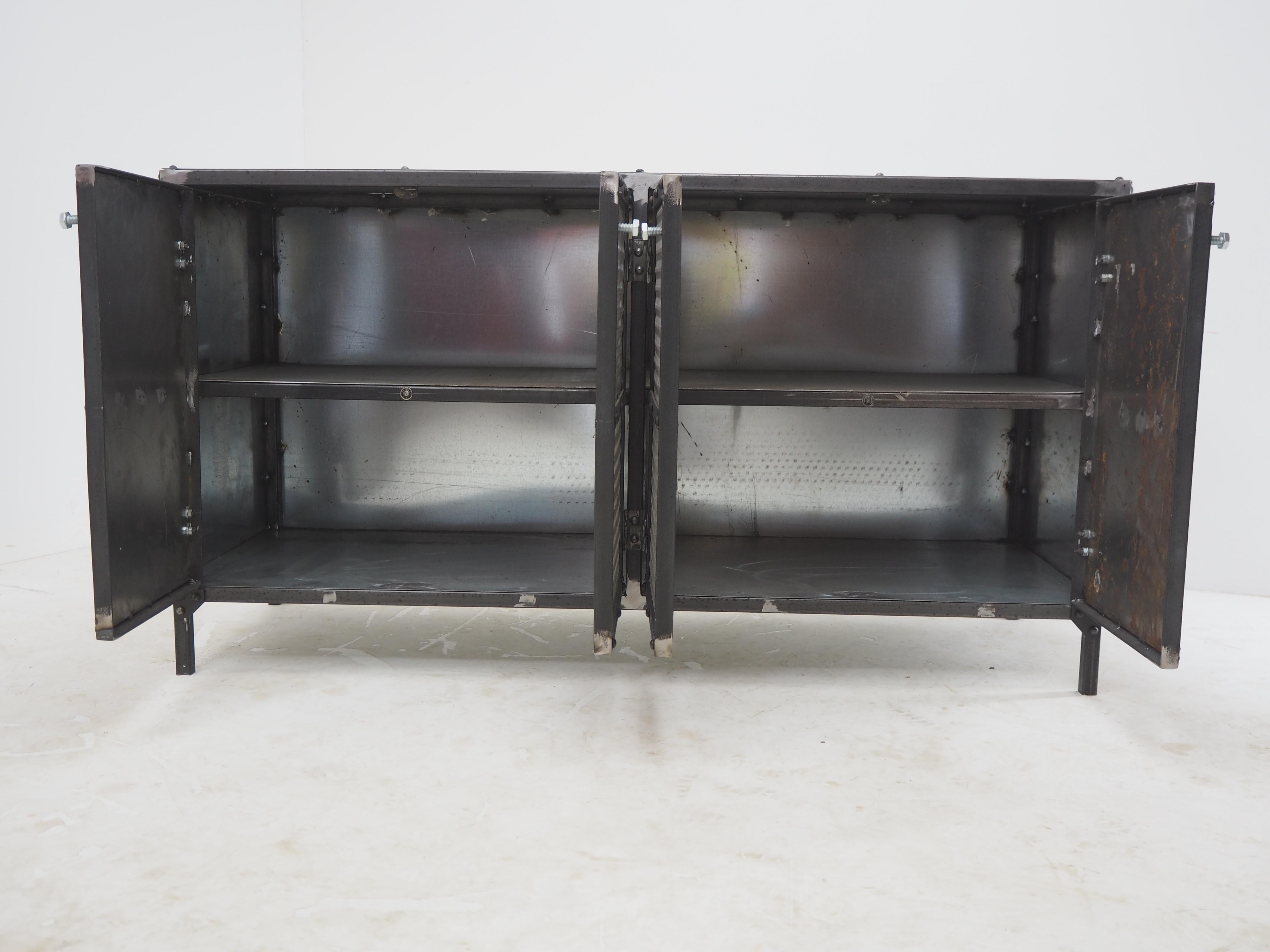 European Industrial Metal Cabinet, Commode, Chest, 2020
