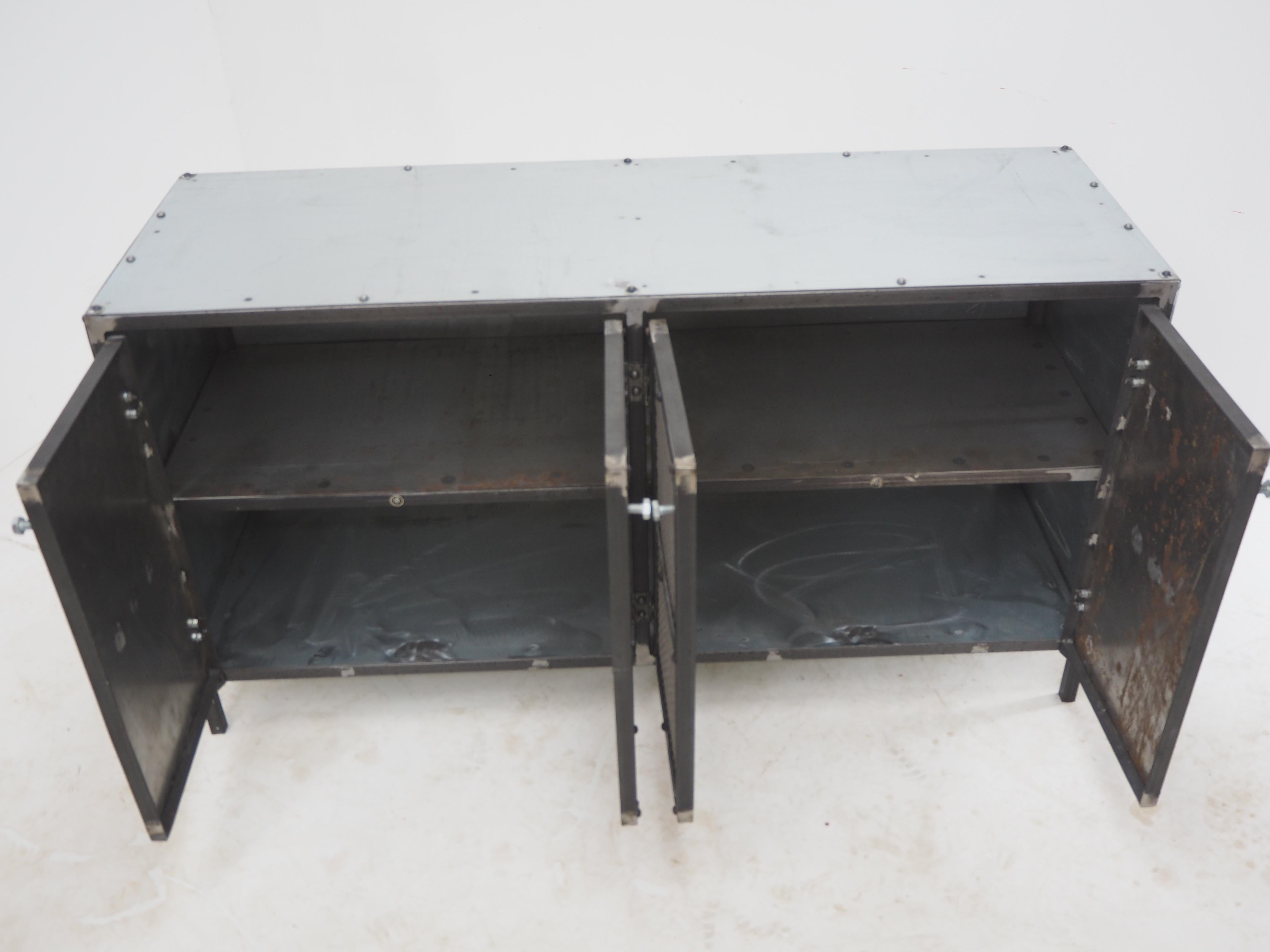 Industrial Metal Cabinet, Commode, Chest, 2020 In Excellent Condition In Praha, CZ