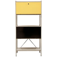 Retro Industrial Metal Cabinet or Divider Model No. 663 by Wim Rietveld for Gispen