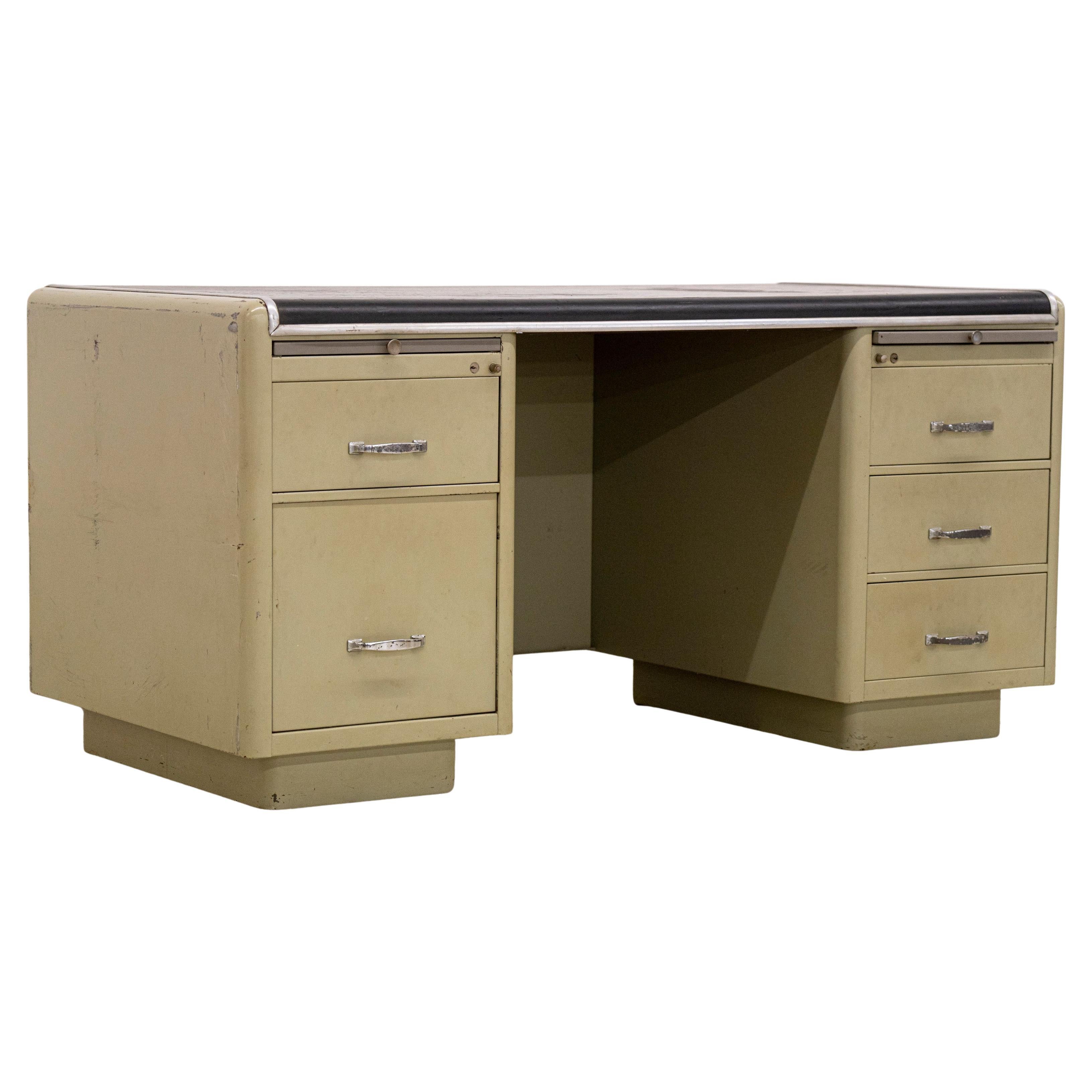 Industrial Metal Desk