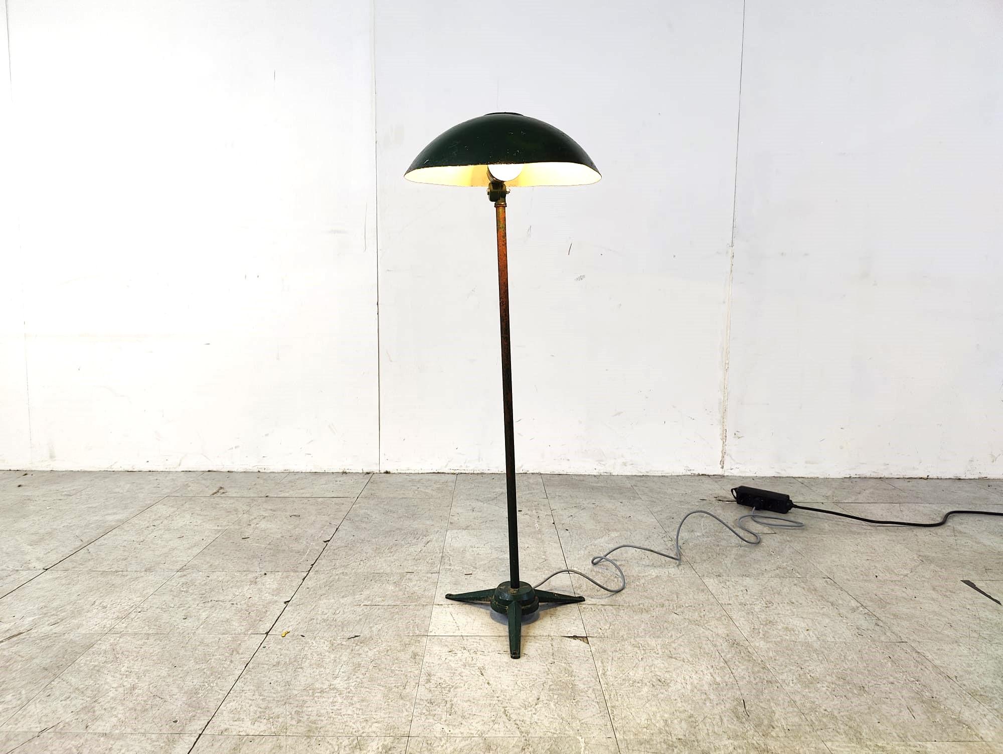 Industrial metal floor lamp, 1970s For Sale 3