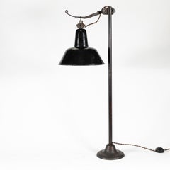 Industrial Metal Light Mounted on Stand