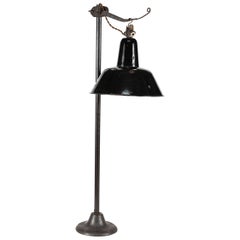 Industrial Metal Light Mounted on Stand