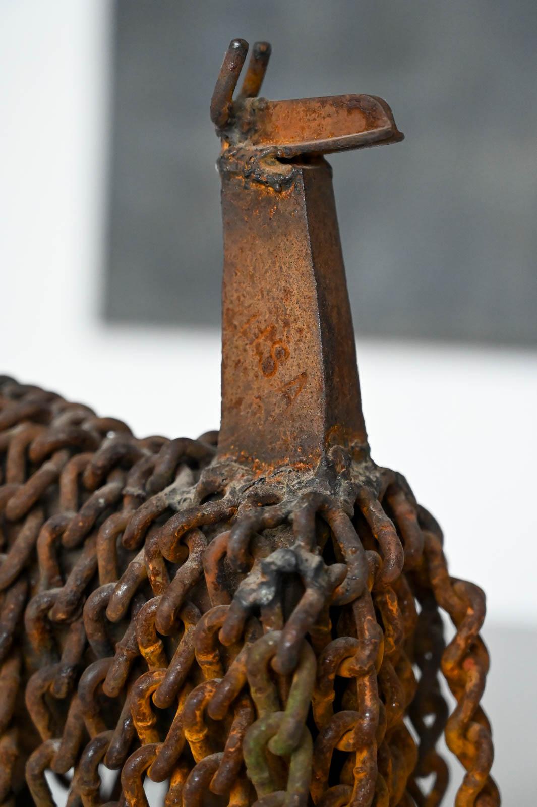Industrial Metal Llama Sculpture by Robert Cumpston, 1930-2018 1