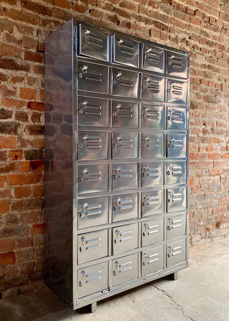 Industrial Metal Lockers Midcentury Steel Loft Style