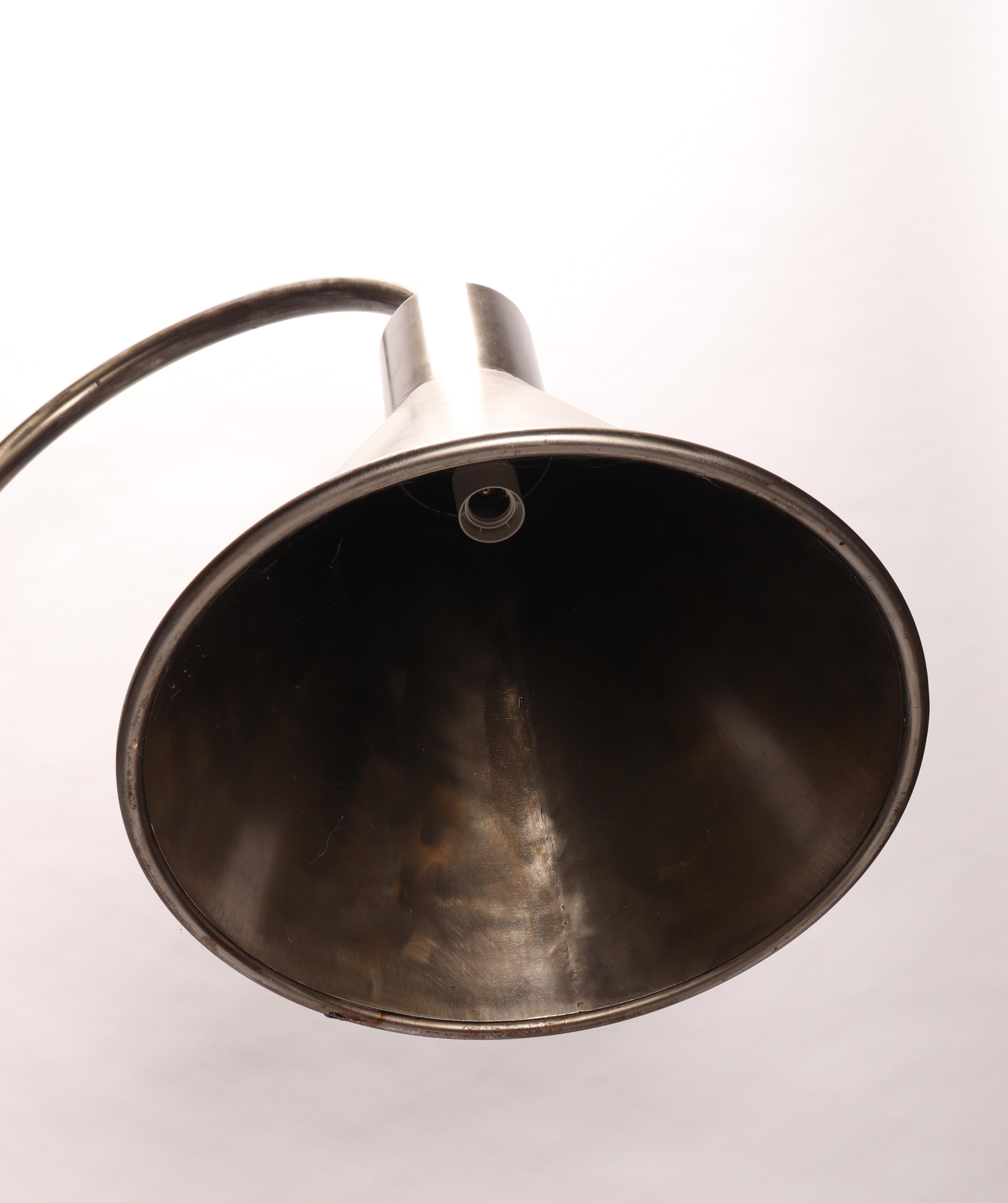 Mid-20th Century Industrial Metal Sconce, Italy 1930 For Sale