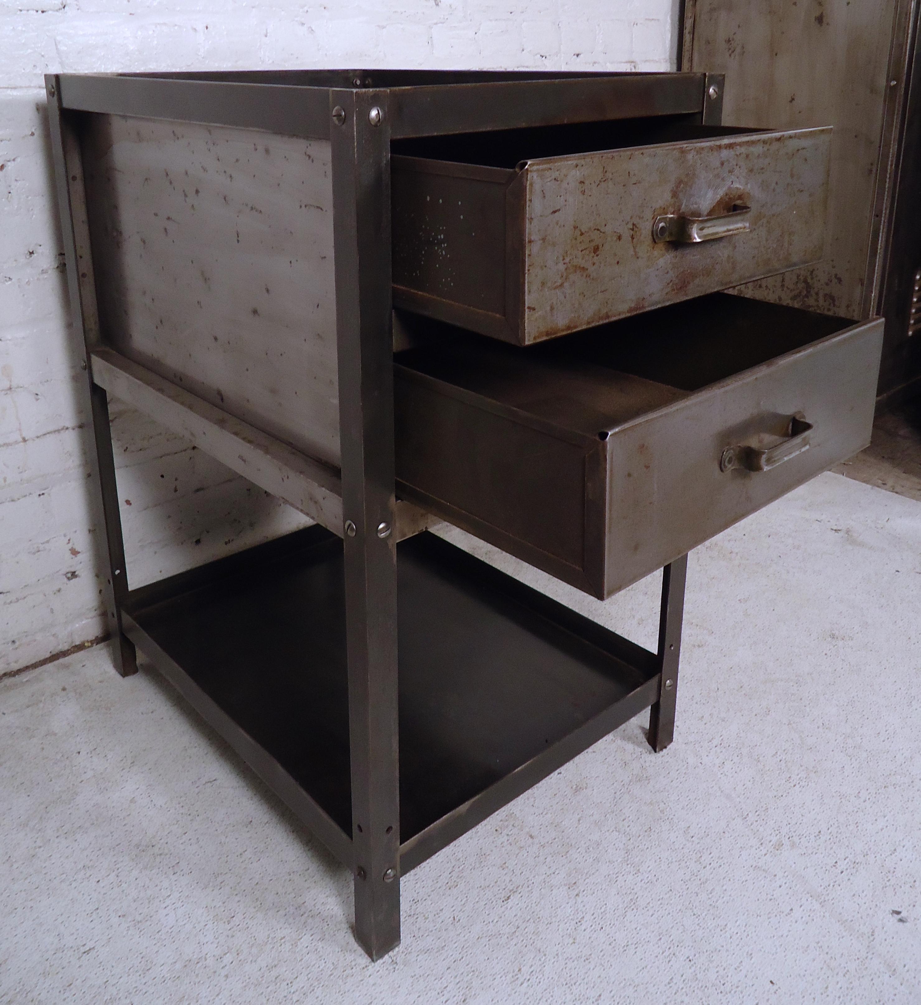 Industrial Metal Side Cabinet 2