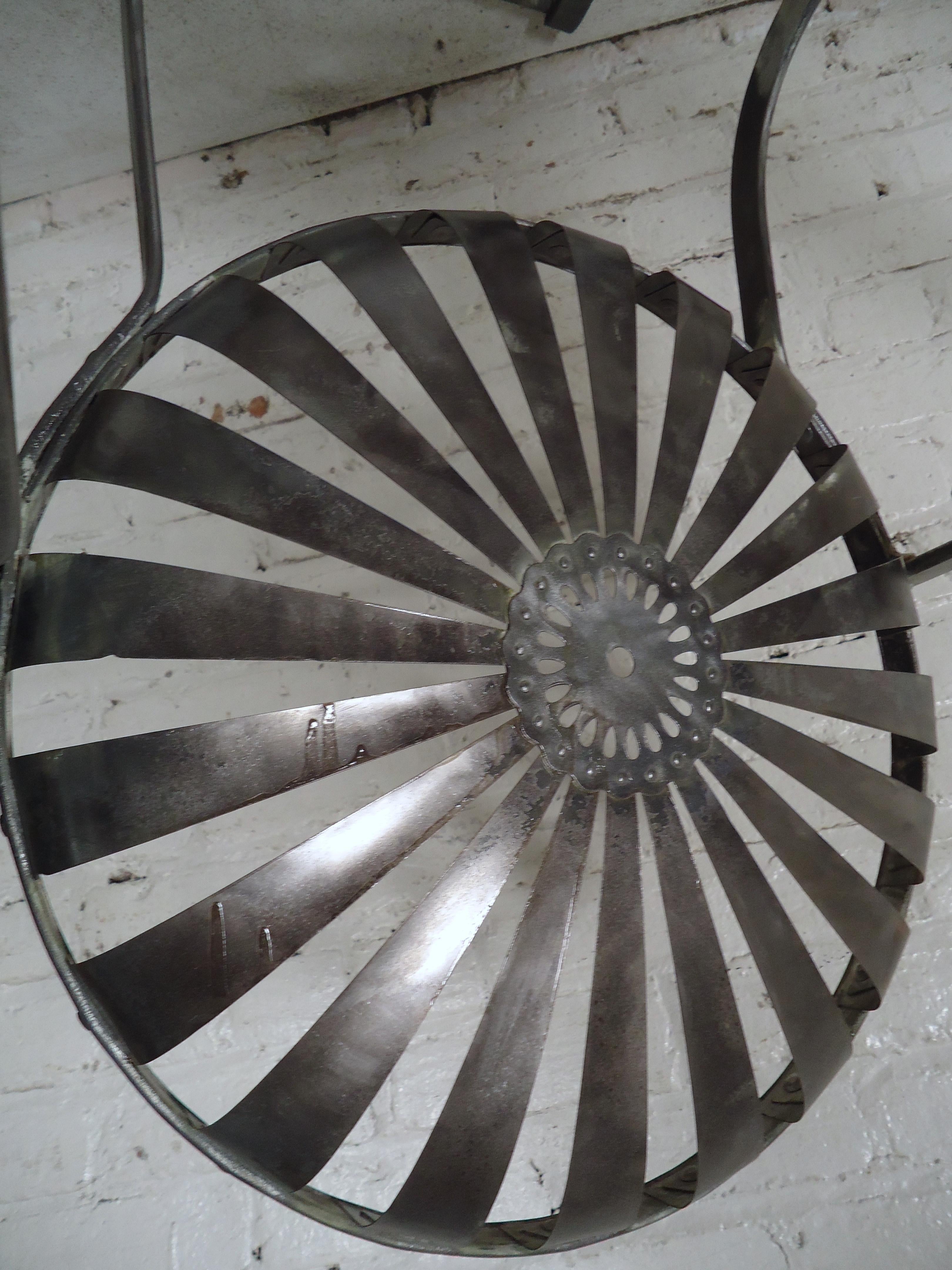Industrial Metal Spring Chairs at 1stDibs | industrial metal chairs