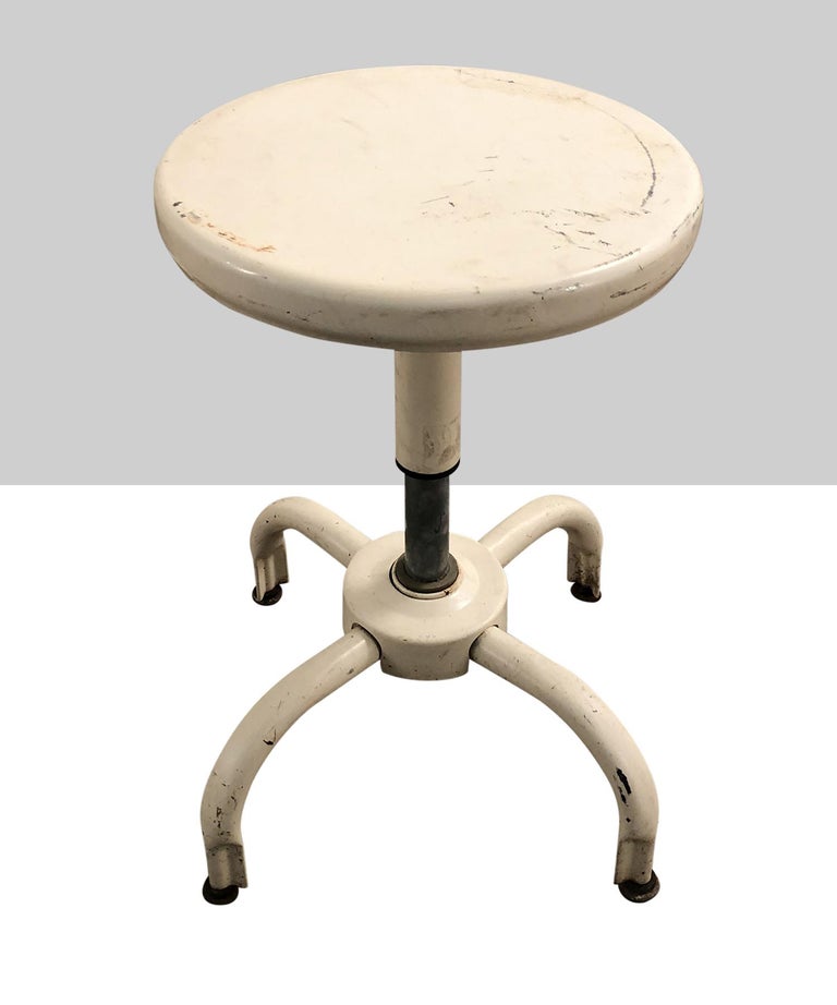 Industrial Metal Stools For Sale at 1stdibs